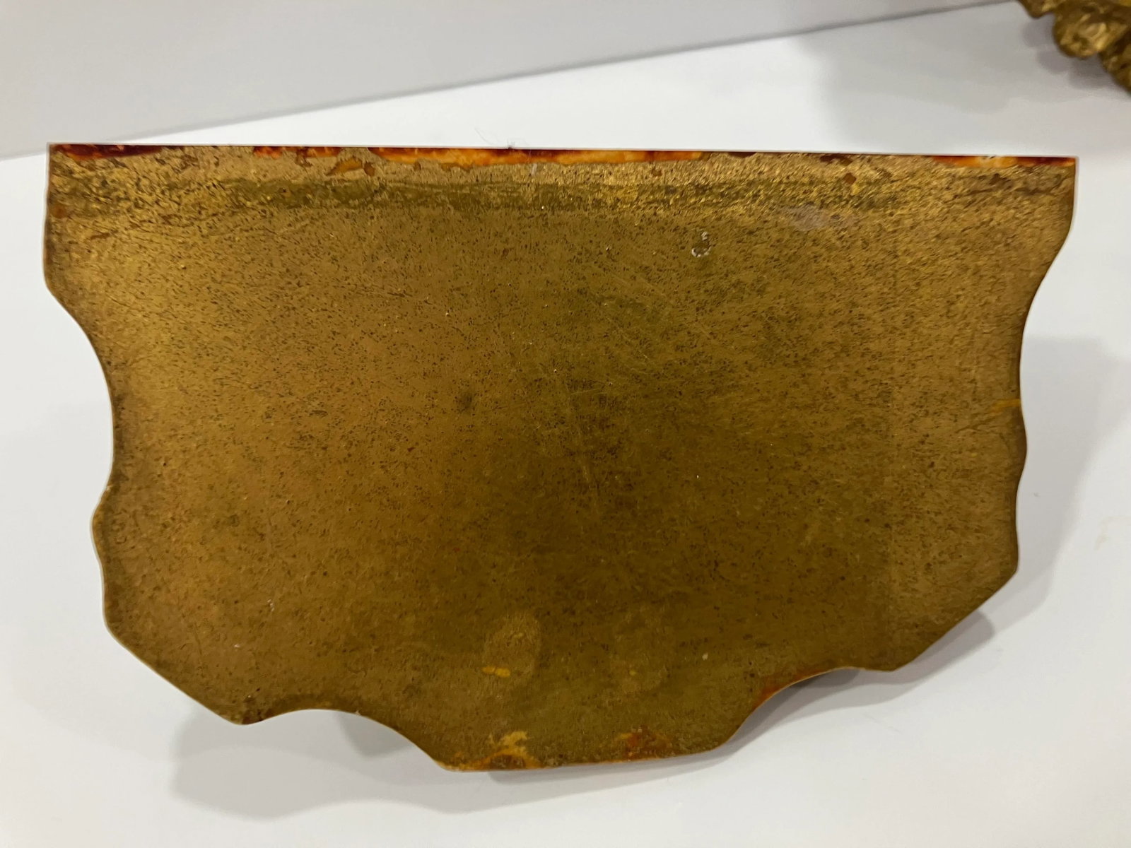 Pair of 1960s Italian Gold Leaf Brackets - 2