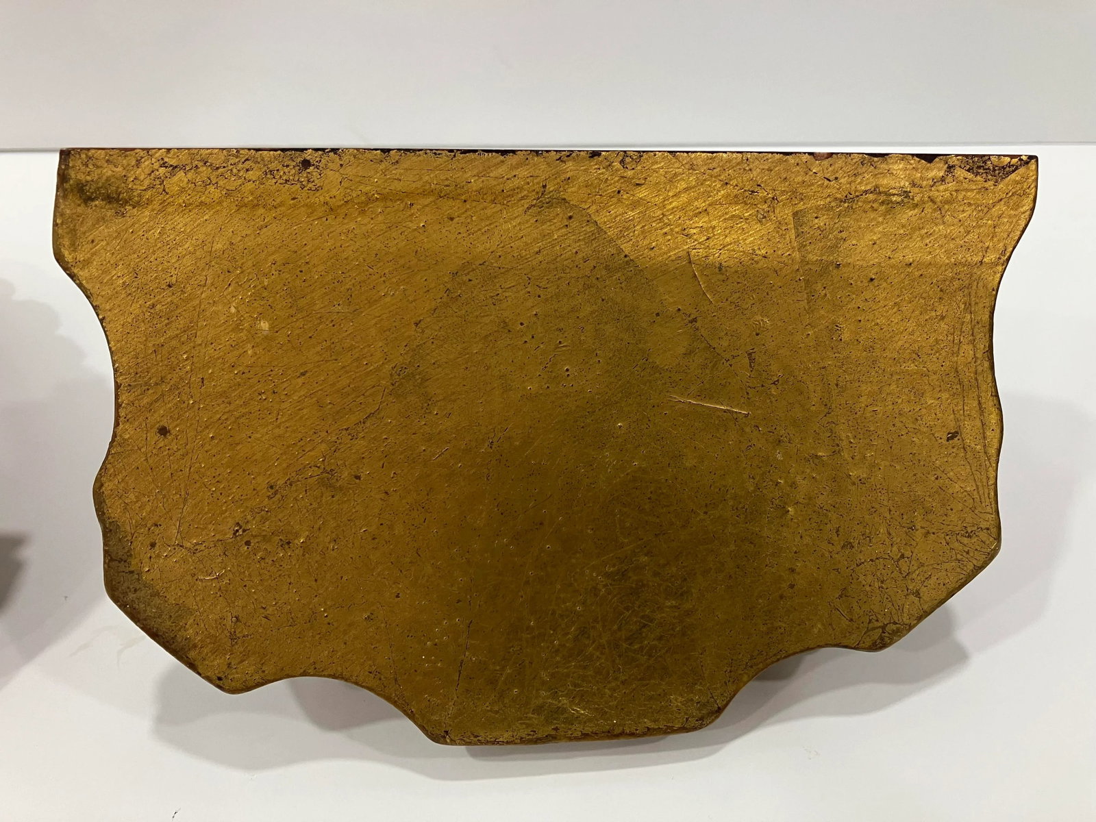 Pair of 1960s Italian Gold Leaf Brackets - 4