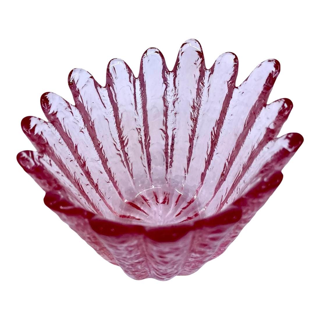 Vintage 1970s Pink Blenko Glass Small Glass Bowl/ Votive Holder: 1970s vintage light pink Blenko glass. Perfect size for a votive candle or just use as decor! I do have another Blenko bowl listed - my last photo shows that dish available in my shop for purchase on