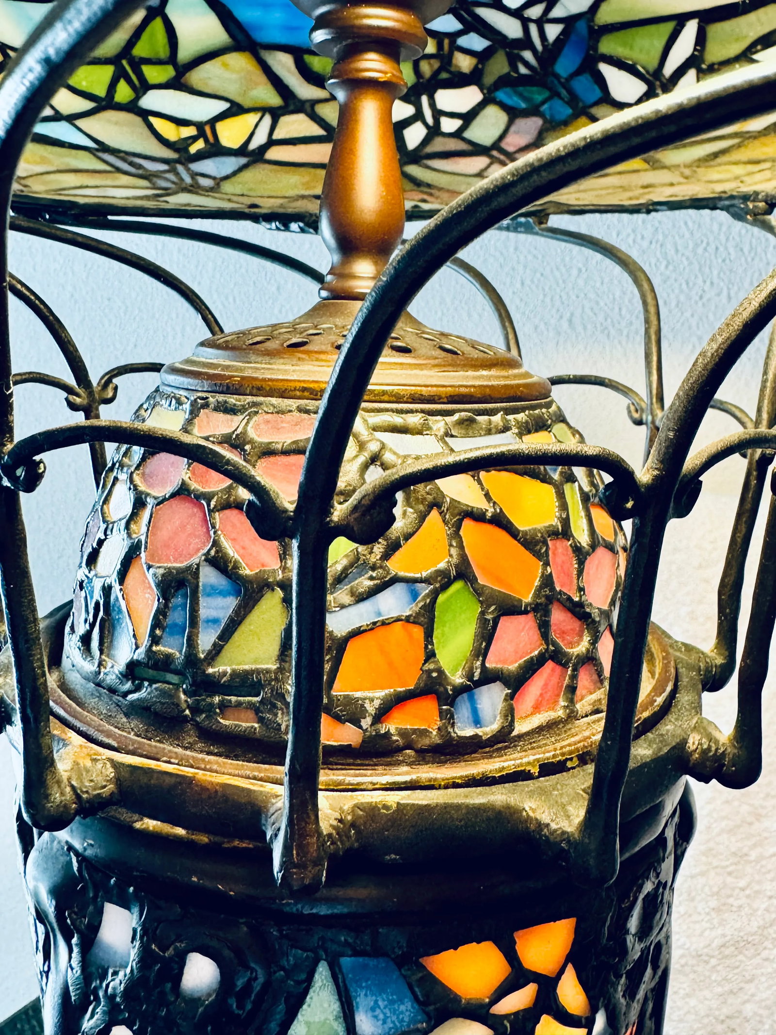 Late 19th Century Art Nouveau Lamp - 6