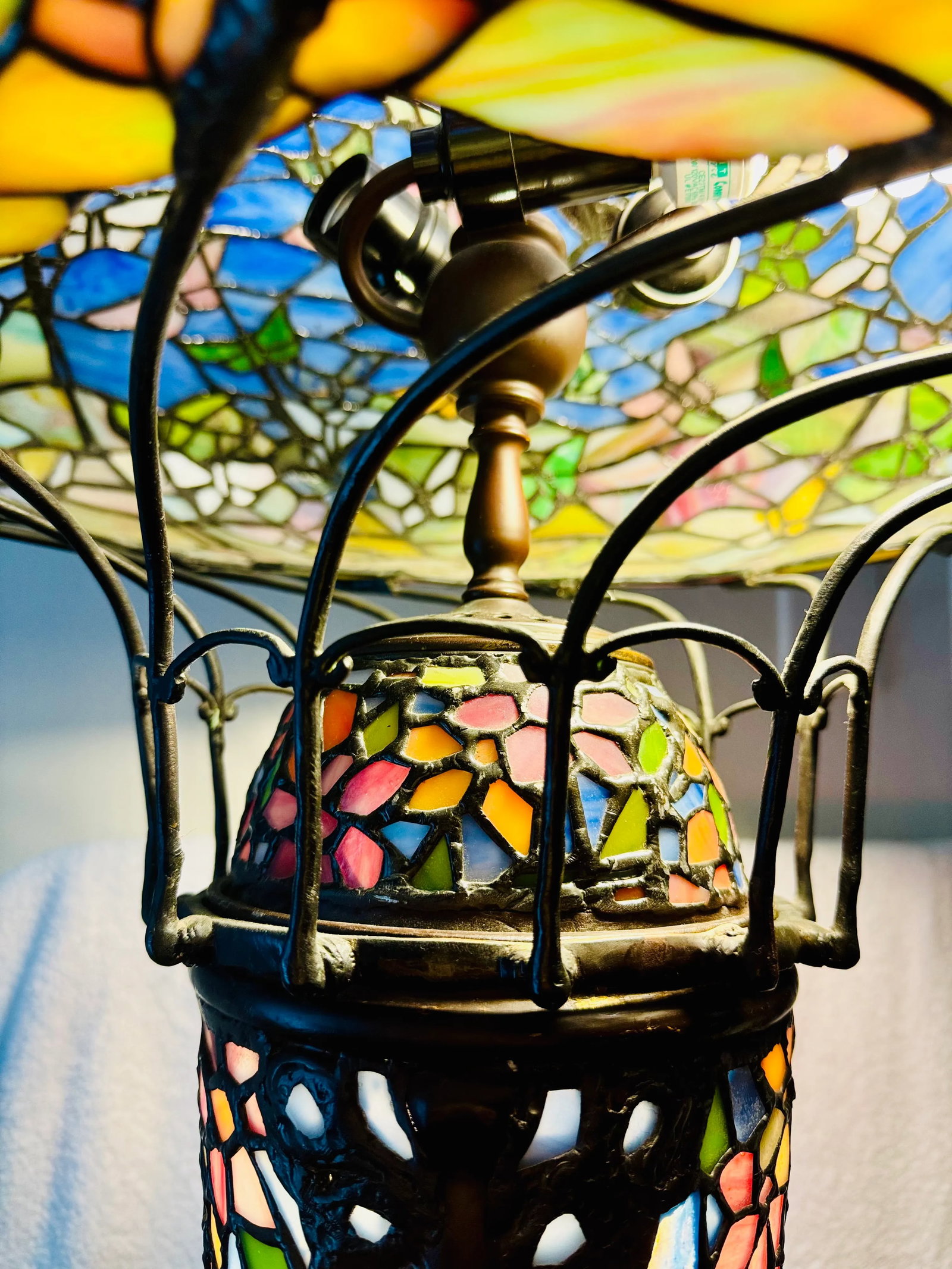 Late 19th Century Art Nouveau Lamp - 7