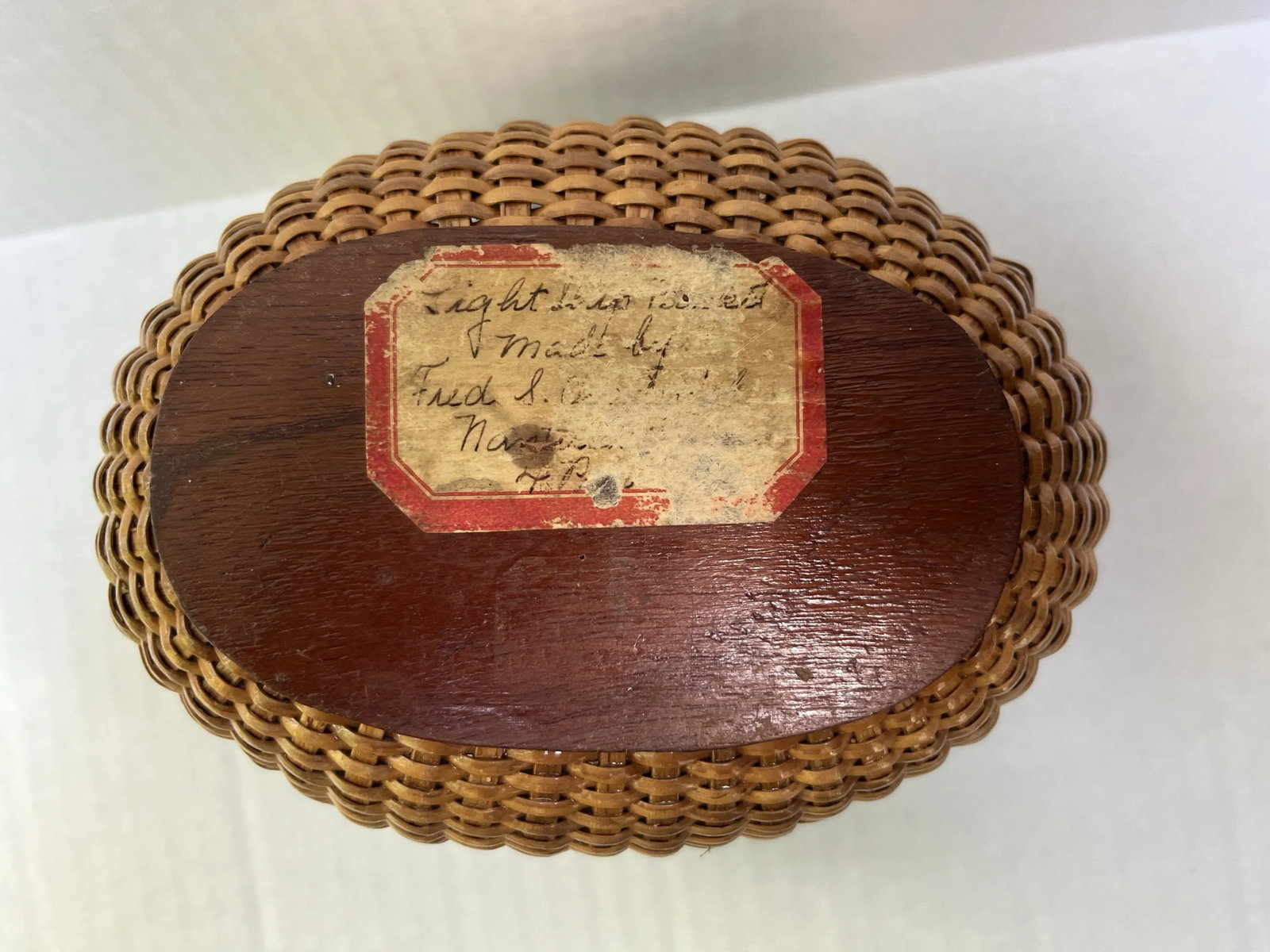 Antique Nantucket Basket - 7