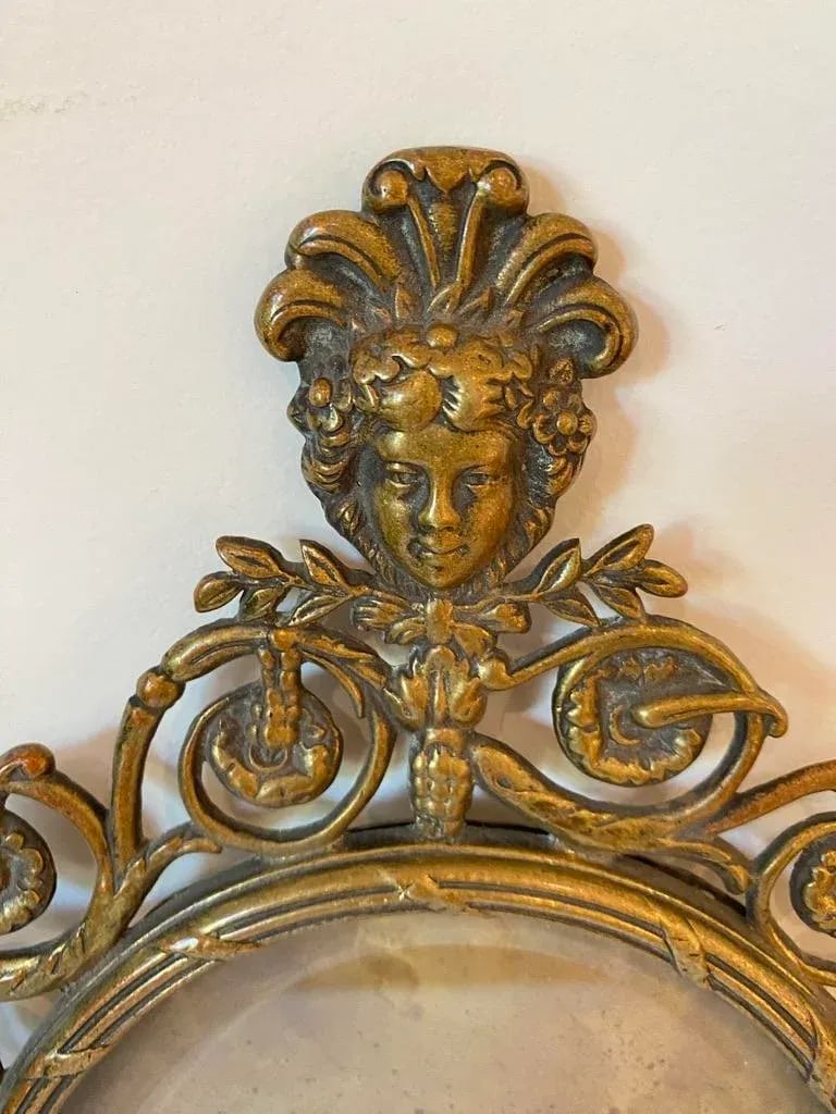 Late 19th Century Antique p.e. Guerin Brass Picture Frame With Beveled Glass - 4