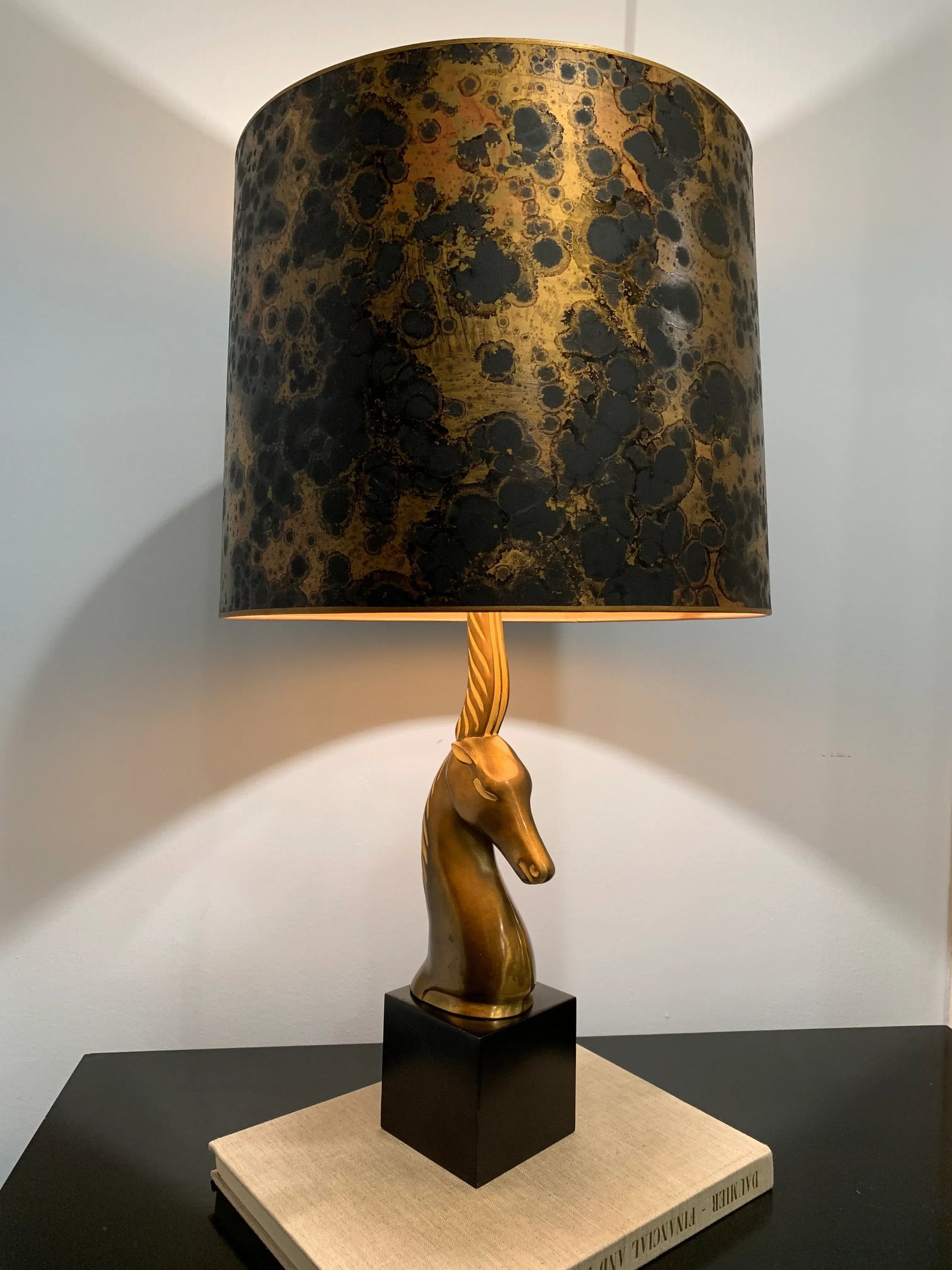 Mid 20th Century Brass Gazelle Table Lamp - 2