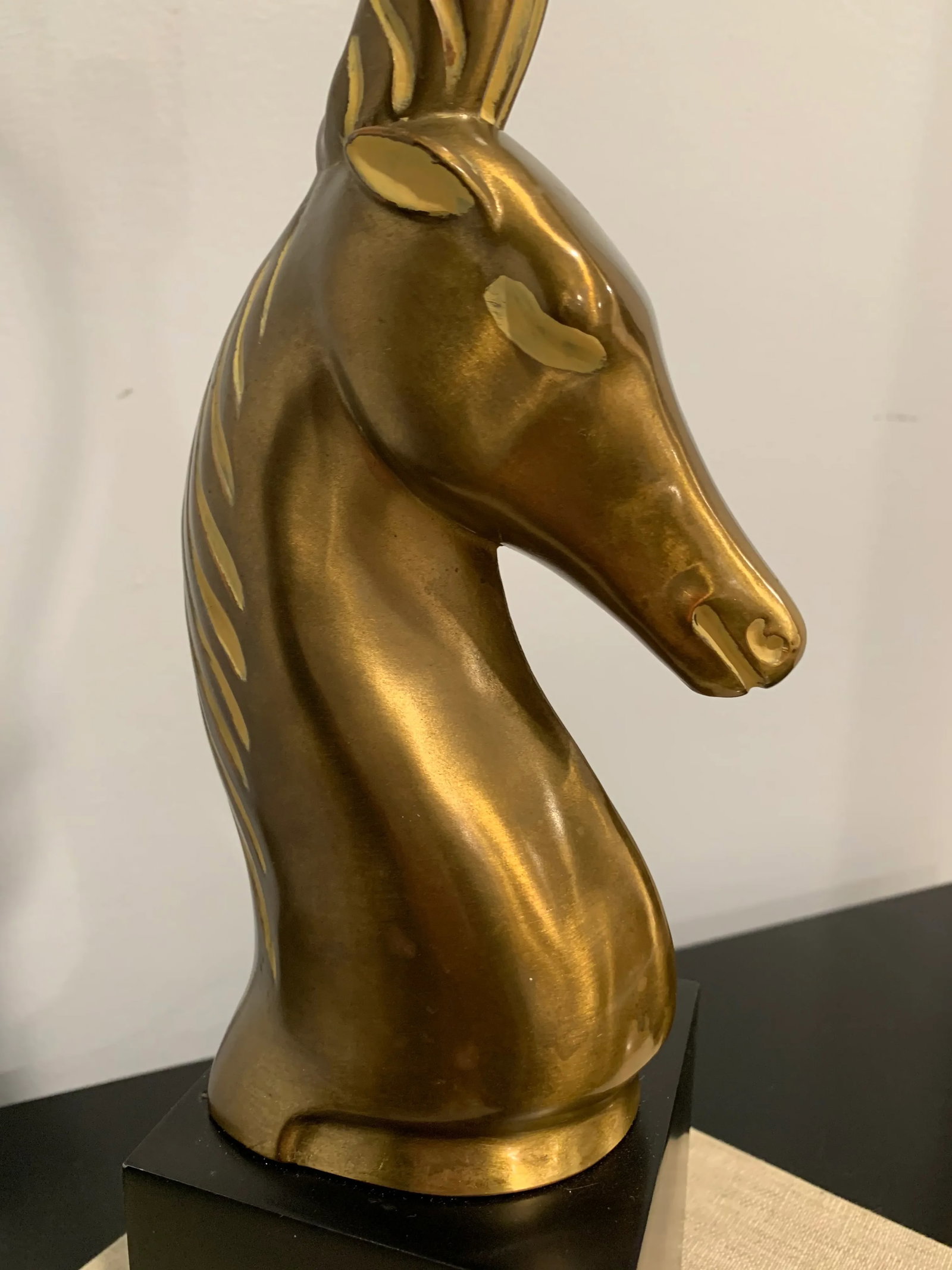 Mid 20th Century Brass Gazelle Table Lamp - 3