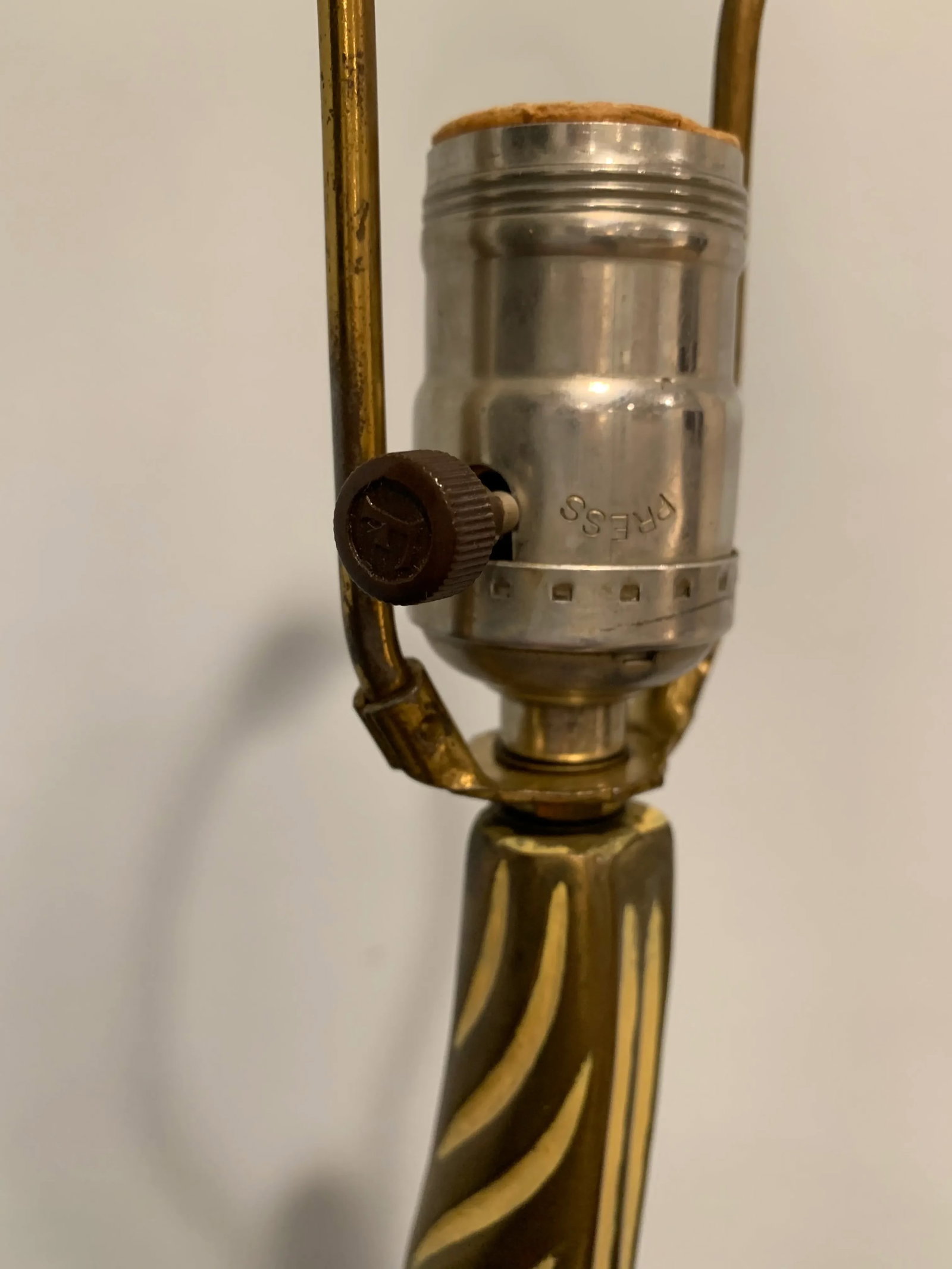 Mid 20th Century Brass Gazelle Table Lamp - 6