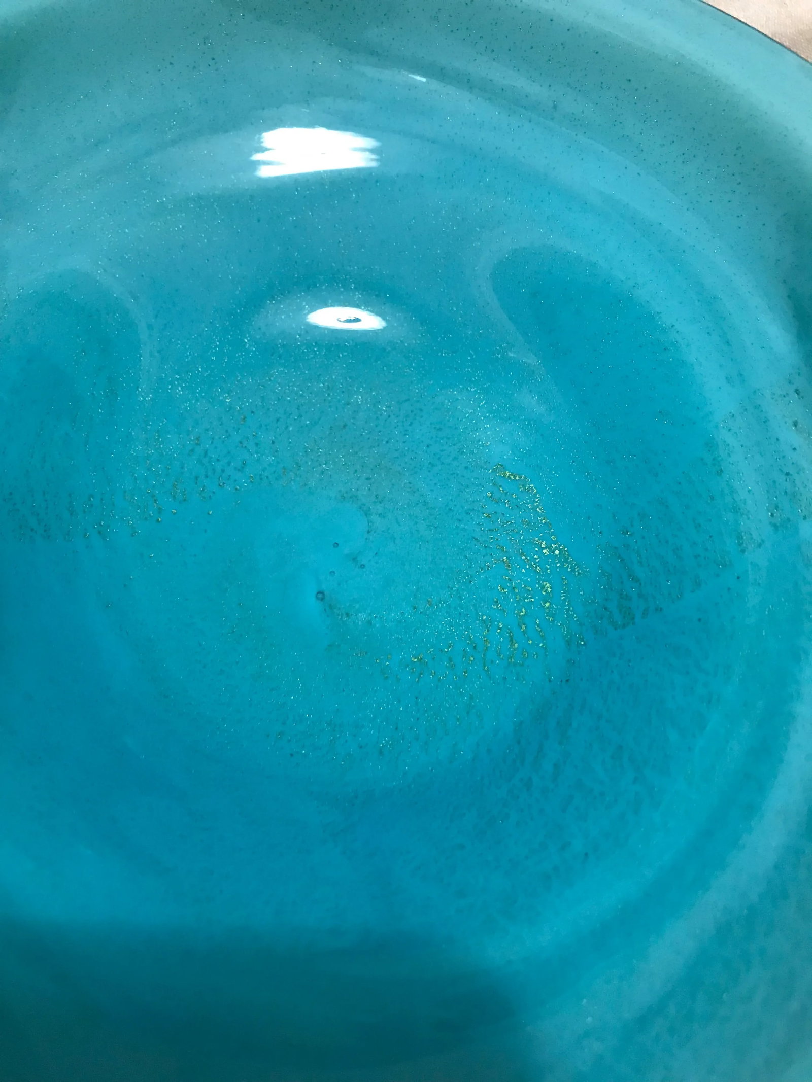 Alfredo Barbini Aqua and Chartreuse Murano Glass Bowl - 8