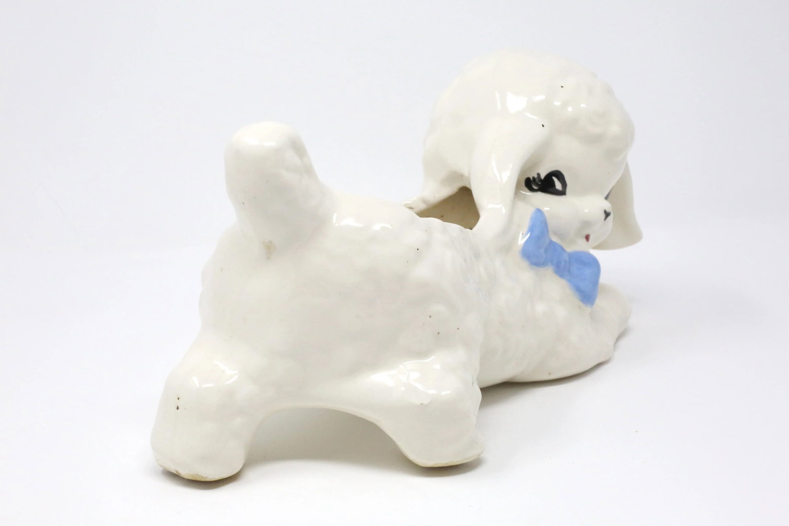 Vintage Ceramic Lamb Planter - 4