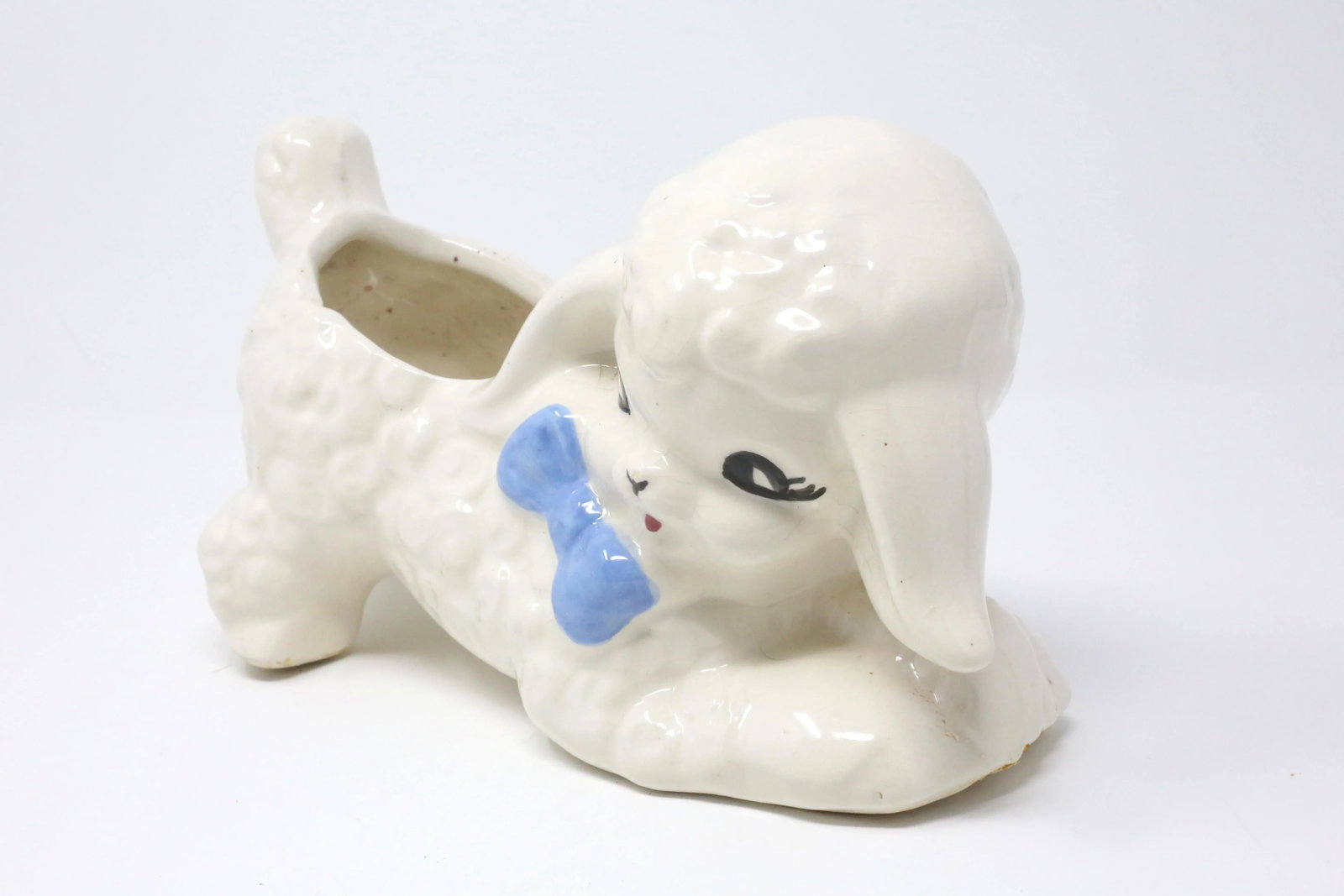 Vintage Ceramic Lamb Planter - 5