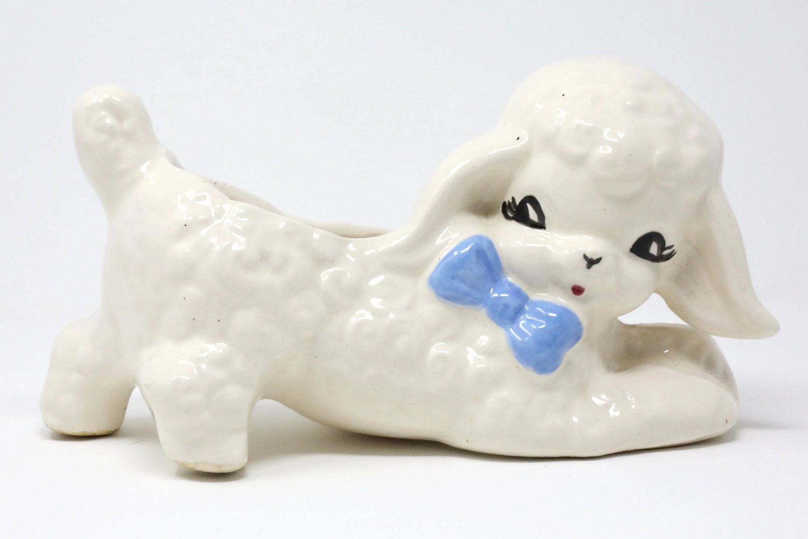 Vintage Ceramic Lamb Planter - 9
