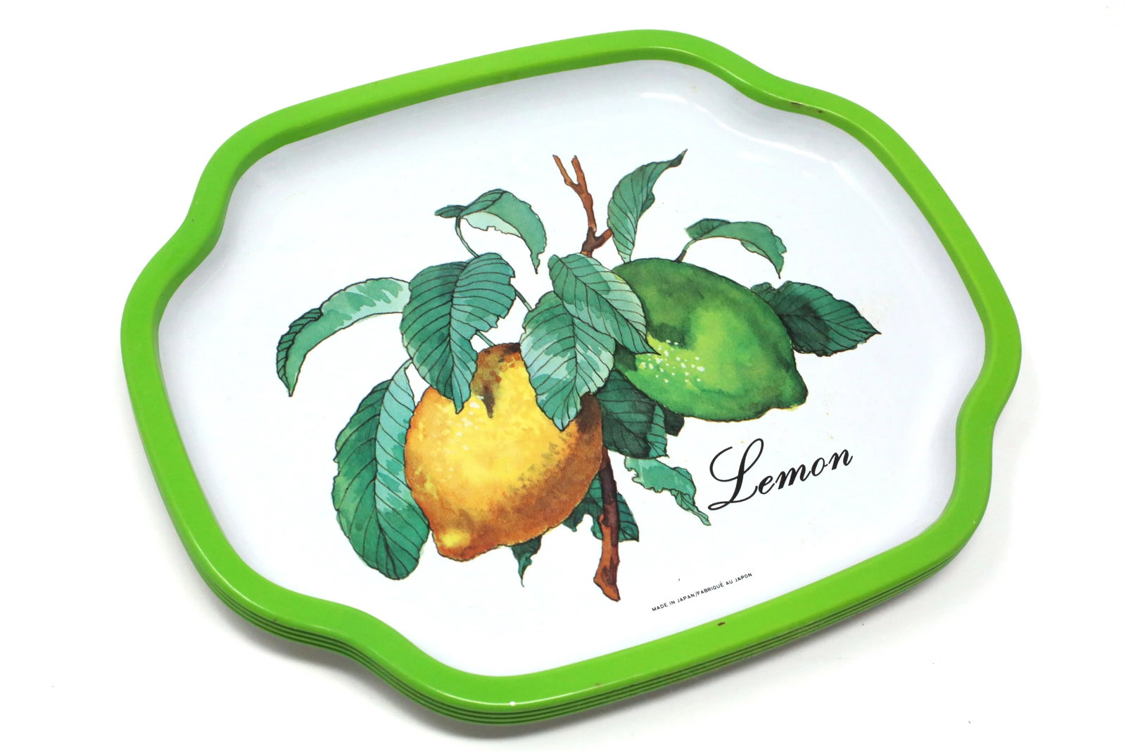 Vintage Petite Lemon Trays - Set of 4 - 4