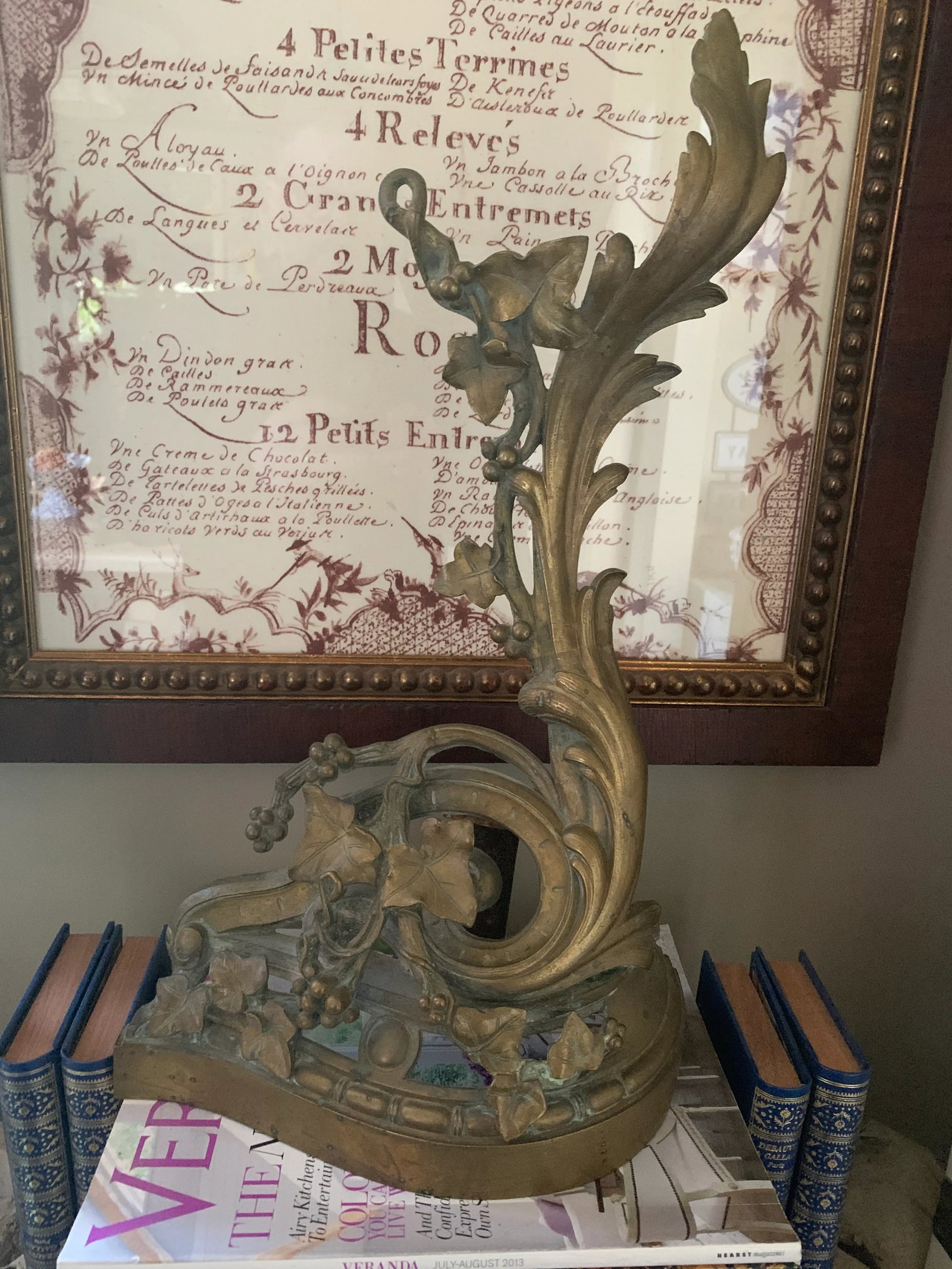 19th Century French Andirons - a Pair - 2