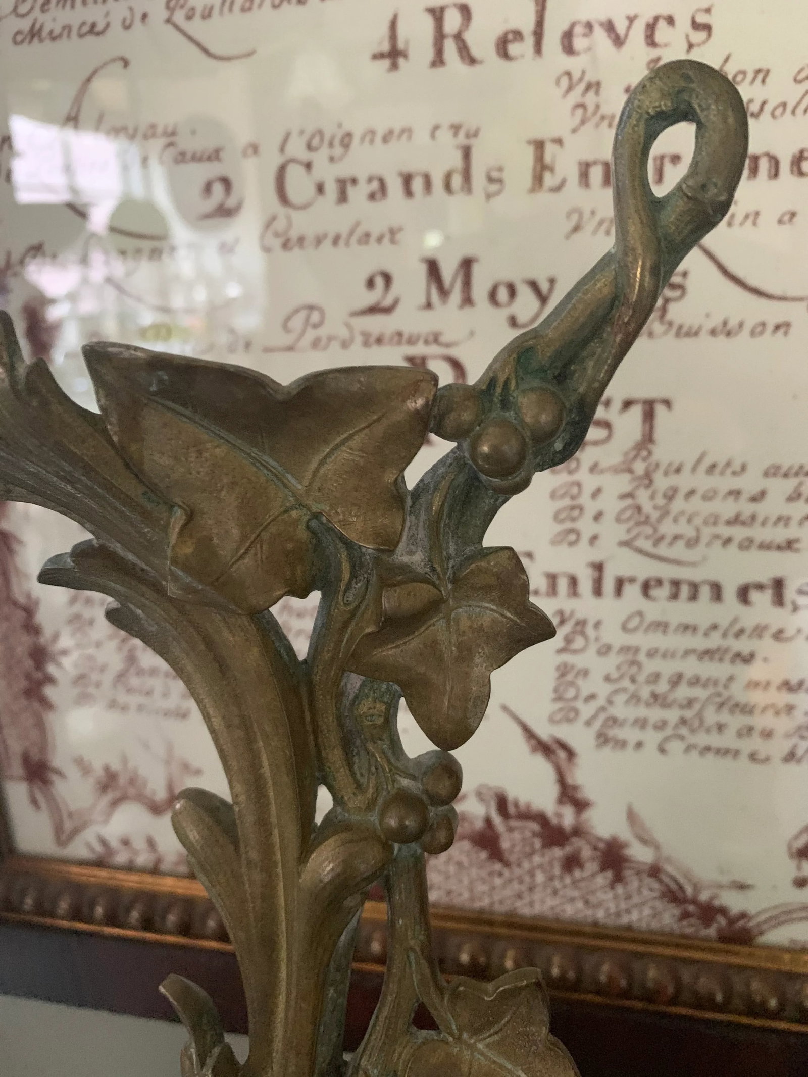 19th Century French Andirons - a Pair - 5