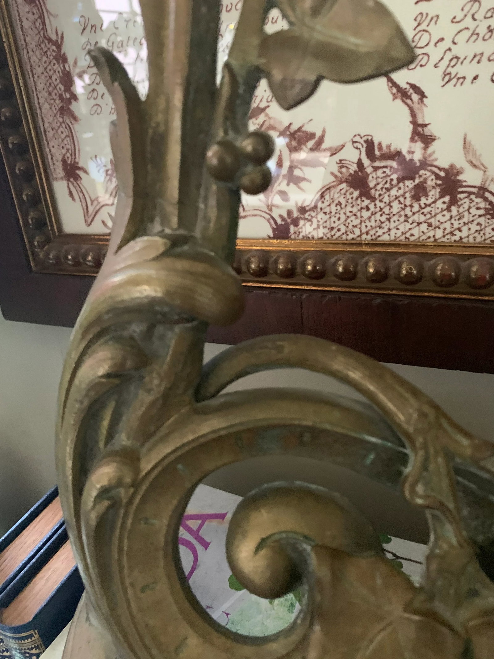 19th Century French Andirons - a Pair - 7