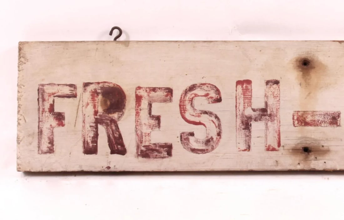 1940s Fresh-Eggs Sign - 3