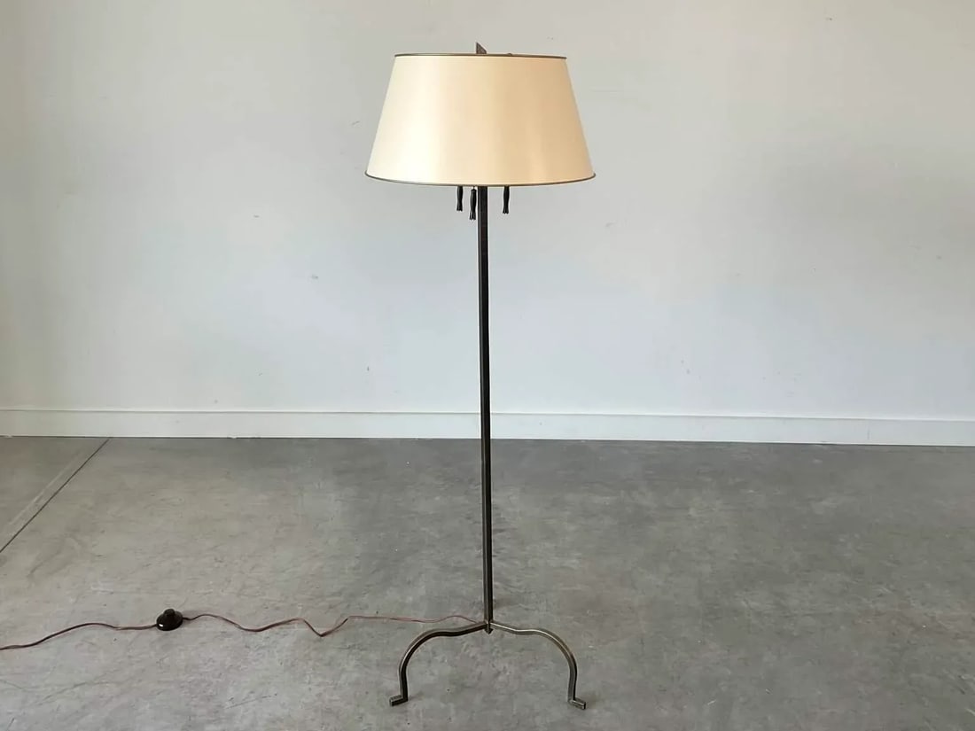 Artemis Antique Brass 3 Bulb Floor Lamp - 9