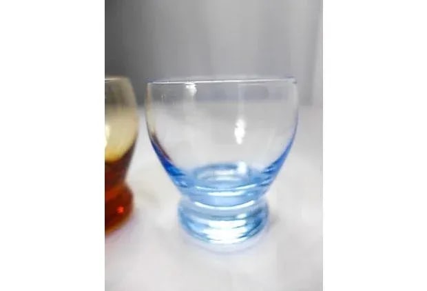 Mid-Century Multicolor Liquor Glasses - Set of 7 - 6