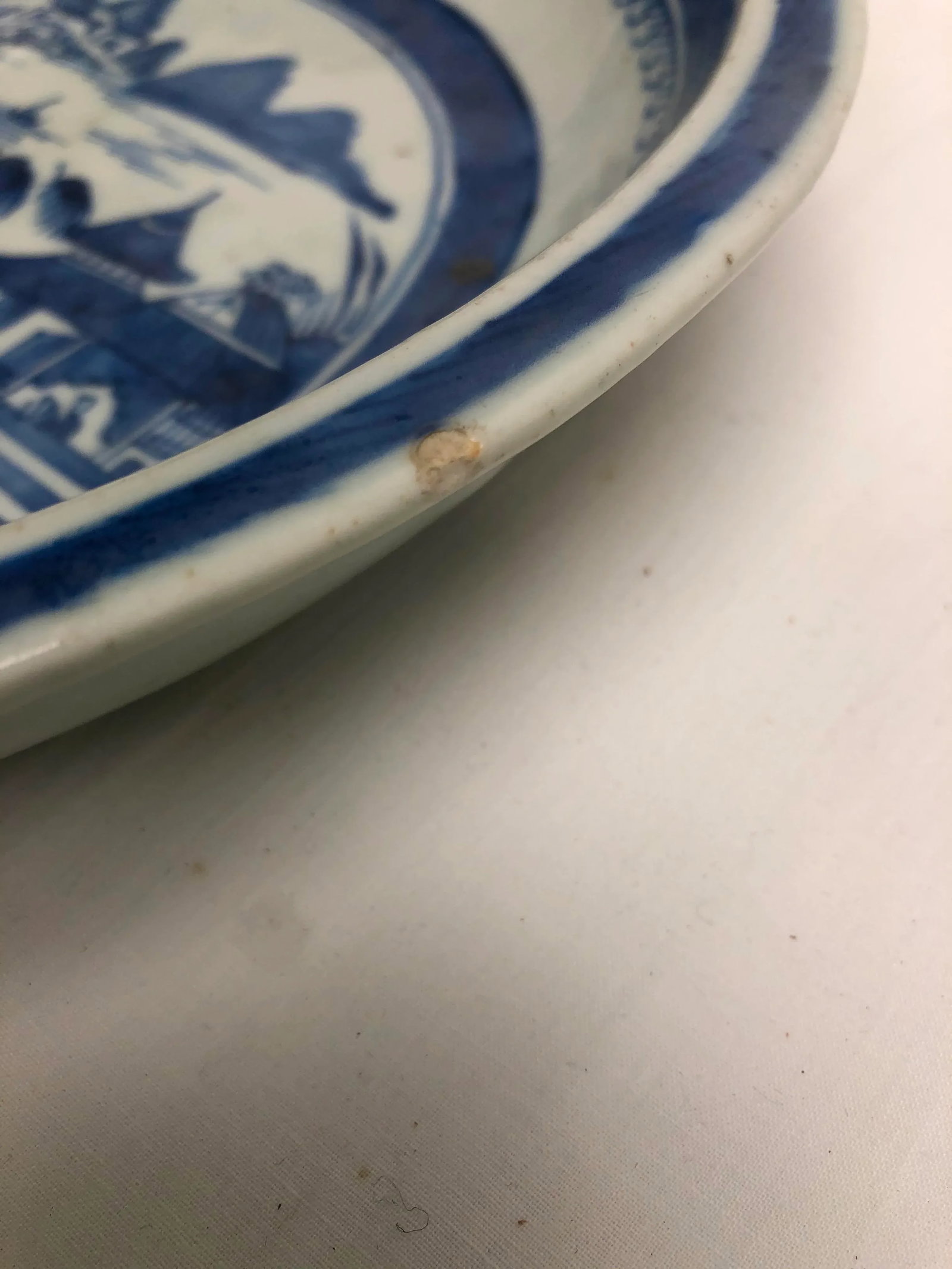 Antique 1790-1800 Chinese Canton Pie Plate - 4