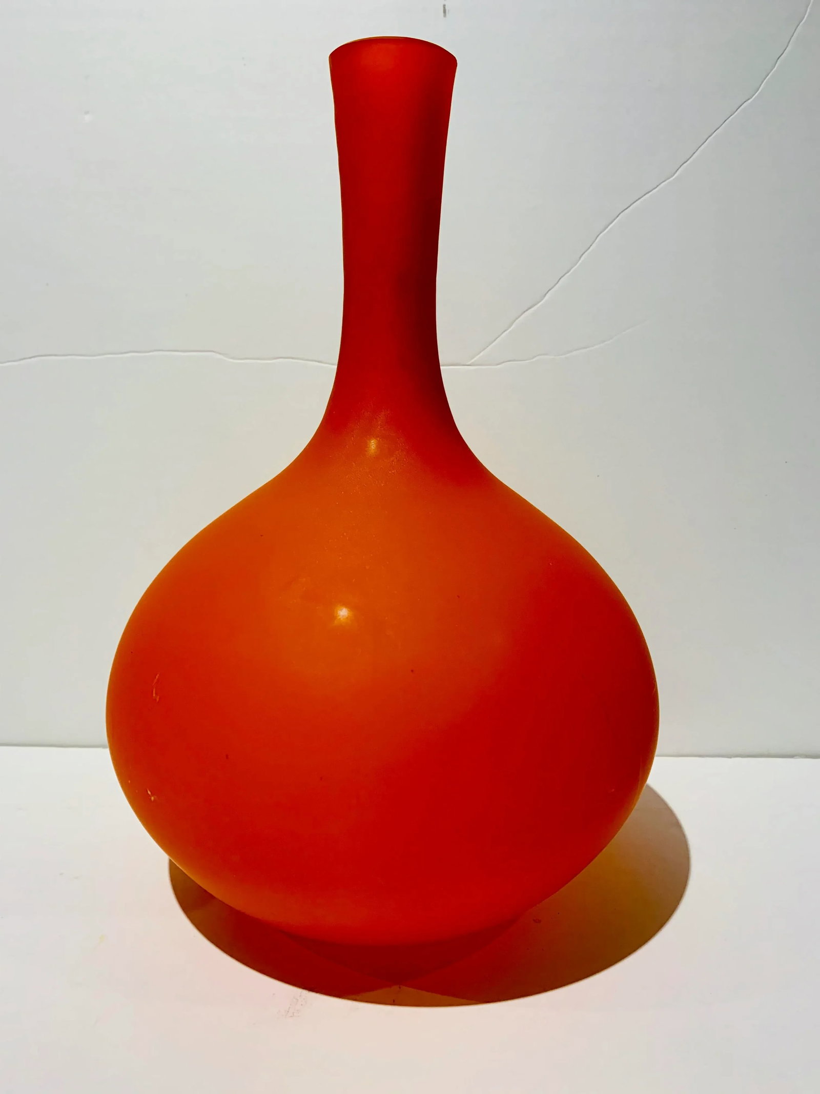 1960s Mid-Century Modern Rosenthall Netter Italian Modern Orange Vase - 2