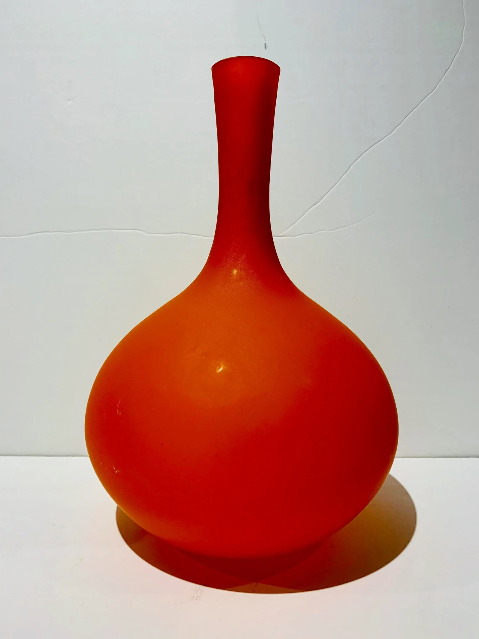 1960s Mid-Century Modern Rosenthall Netter Italian Modern Orange Vase - 5