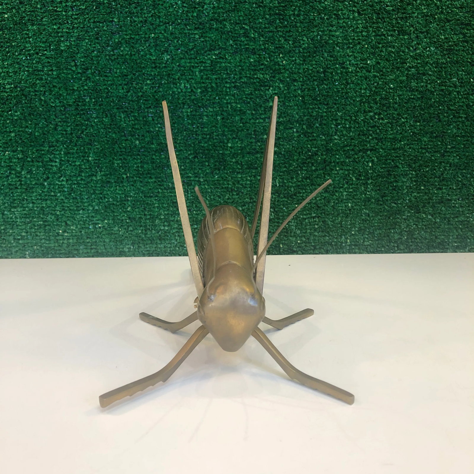 Oversized Brass Grasshopper - 3