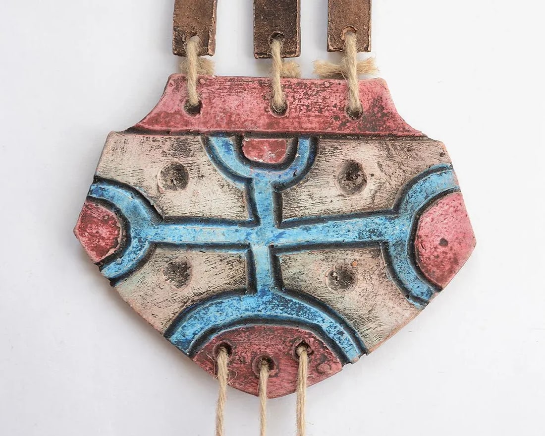 Mid Century Chilean Mapuche Abstract Ceramic Mobile Wind Chimes - 5