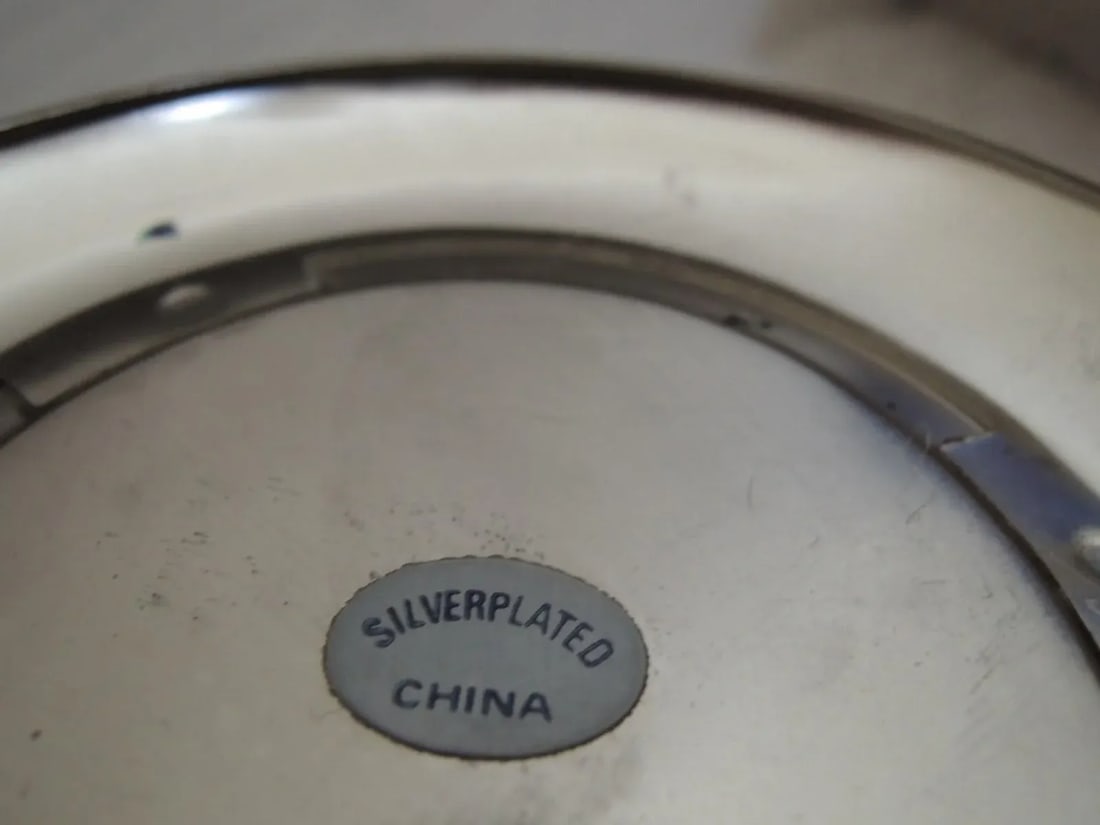 Silver Plated Bowl 12 Lotus Petals Silver Metal Bowl - 5