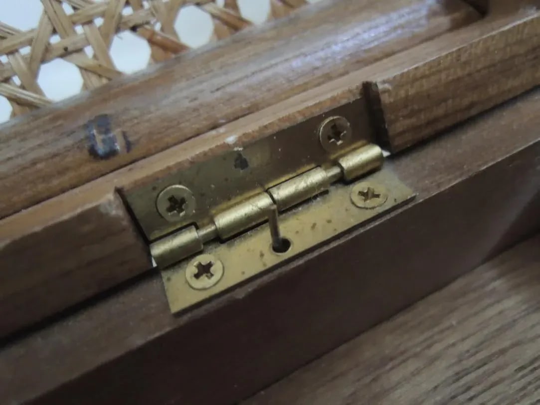 Cane Top Oak Wood Jewelry Music Box - 10