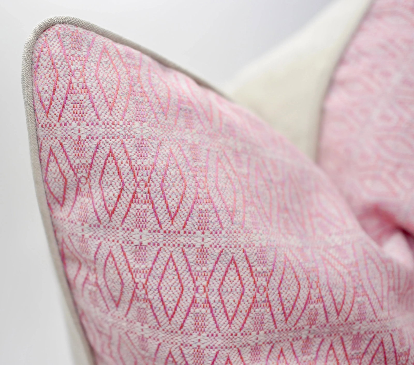 Fleurons D'Helene "Lomond" Square Down/Feather Wool Pillow - 5