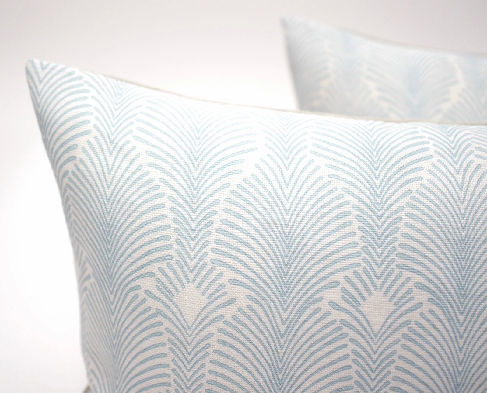 Isobel "Deco Stripe" 20" X 12" Belgian Linen Pillows - a Pair - 3