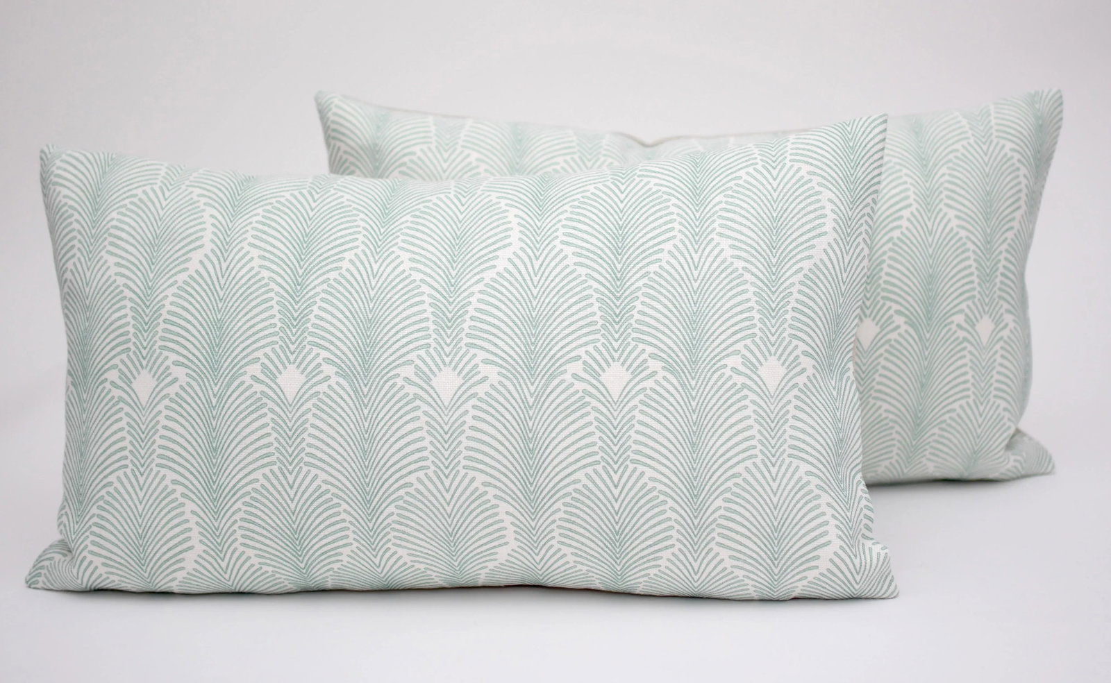 Isobel "Deco Stripe" 20"x12" Down/Feather Pillows - a Pair - 4