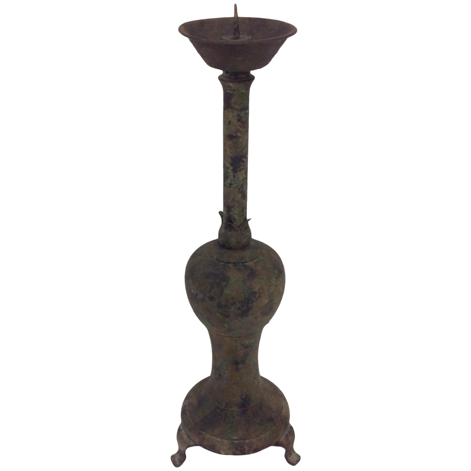 Antique Patinated Metal Japanese Shodukai: Patinated Metal Japanese Shodukai. Green patinated finish plate with Japanese origin mark. Condition: Condition Notes: Excellent - Minor wear consistent with age and history Materials &