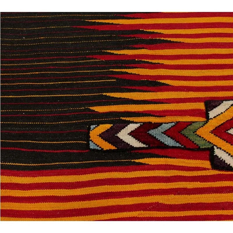 Handwoven Persian Kilim Area Rug 4'2" X 6'2" - 6