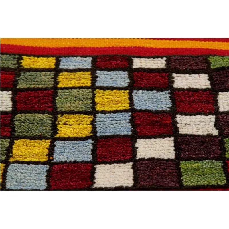 Handwoven Persian Kilim Area Rug 4'2" X 6'2" - 9