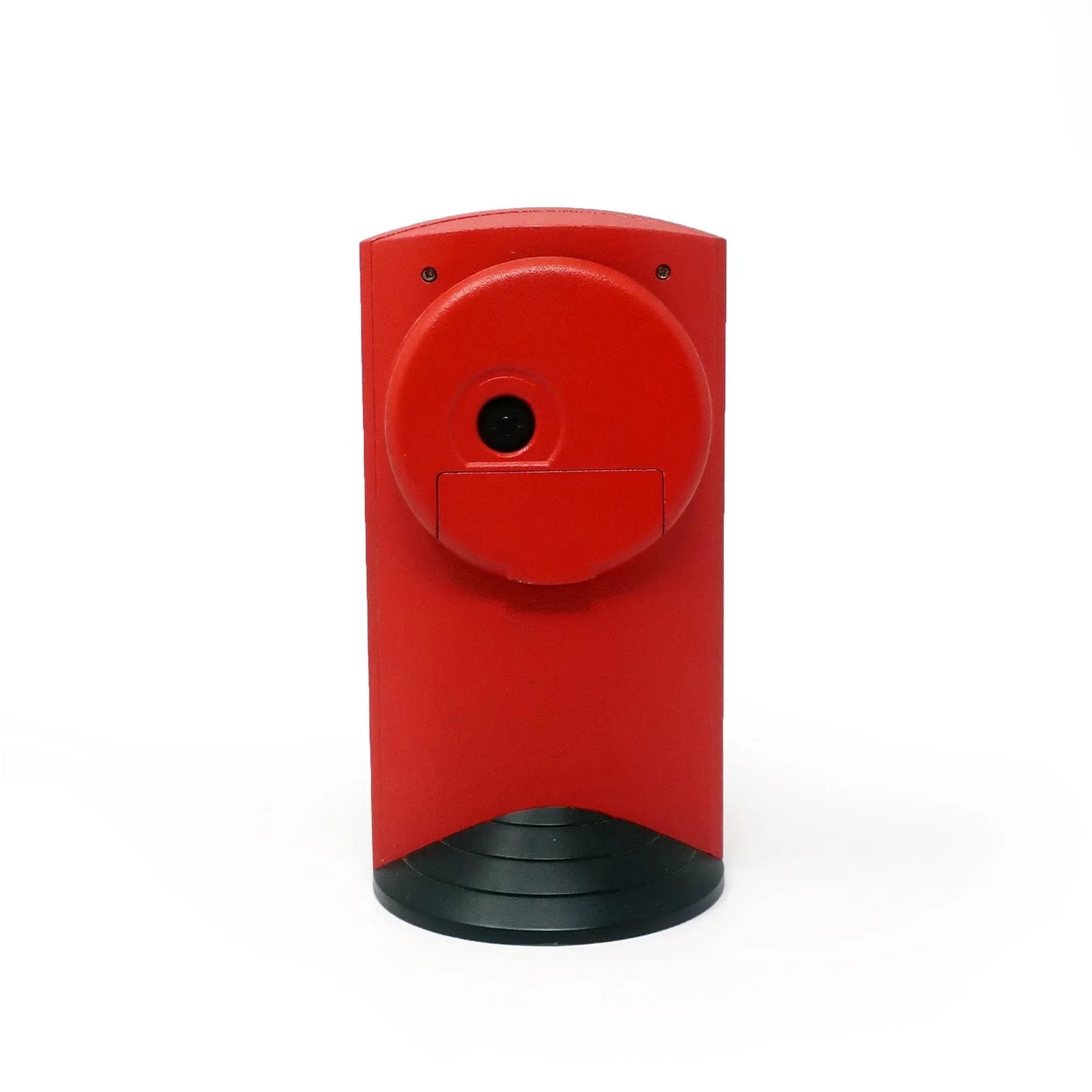 1980s Memphis Style Red Triangle Base Desk Clock - 4