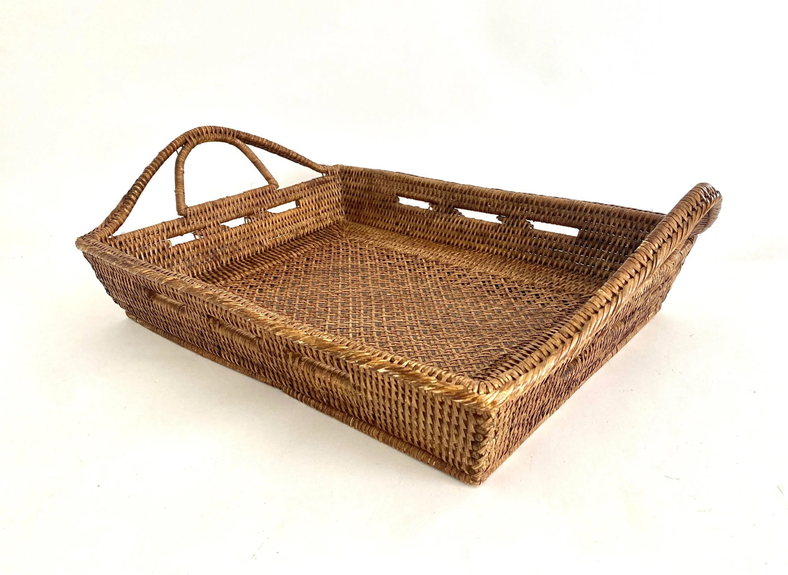 Burmese Rattan Serving Tray - 5