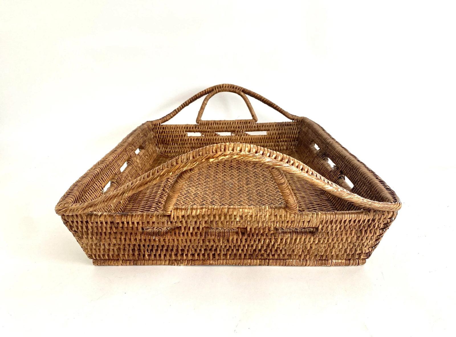 Burmese Rattan Serving Tray - 6