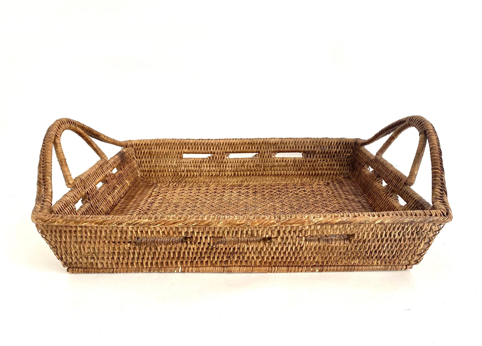 Burmese Rattan Serving Tray - 7