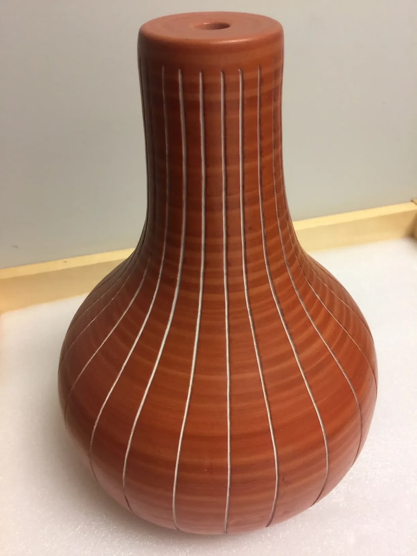 Mid 20th Century Mid-Century Modern Danish Pottery Lamp Base - 8