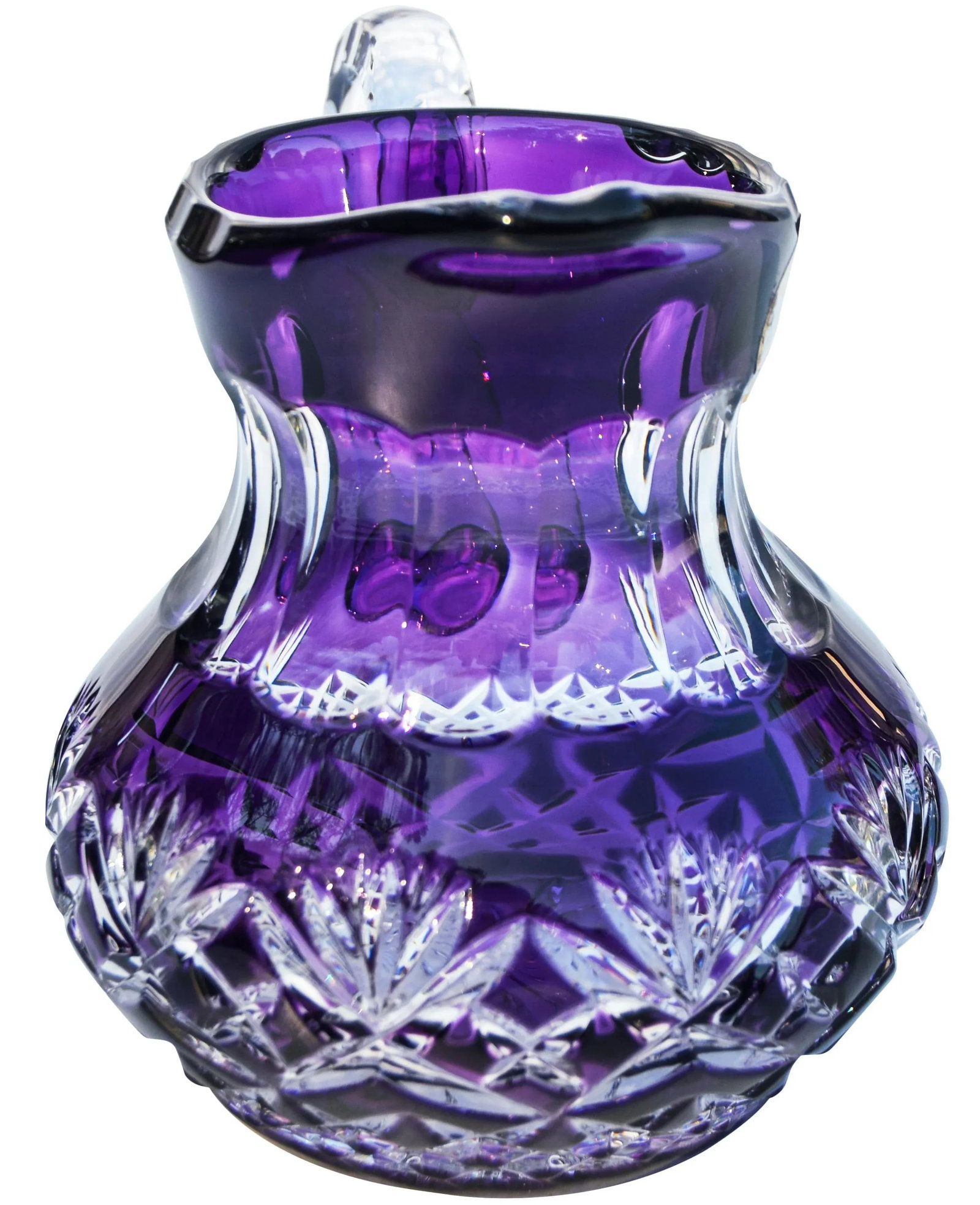 Amethyst Purple Crystal-Cut Pitcher - 4