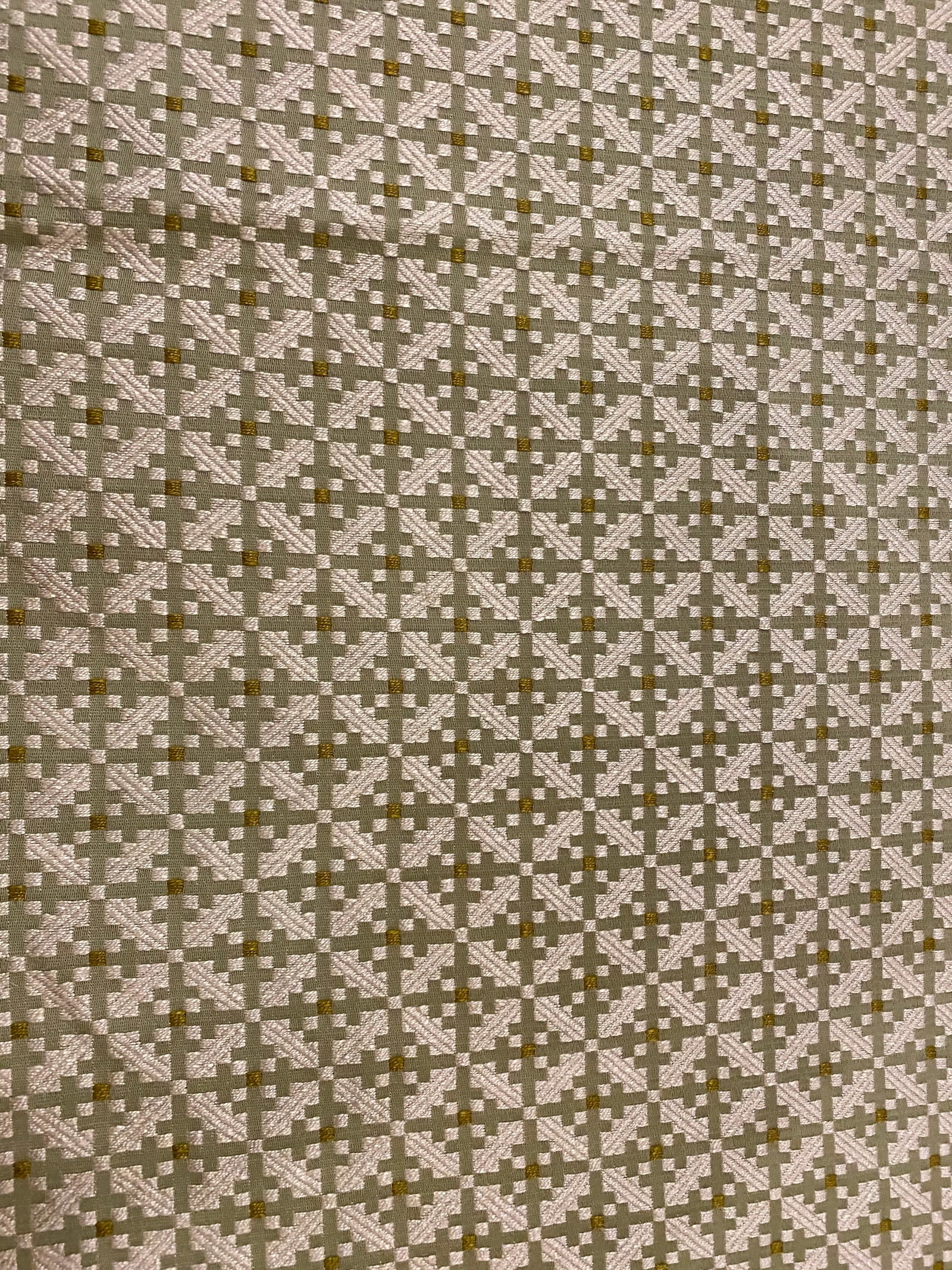 Traver's "Preston" Designer Woven Fabric in Celery - 7 Yards - 6