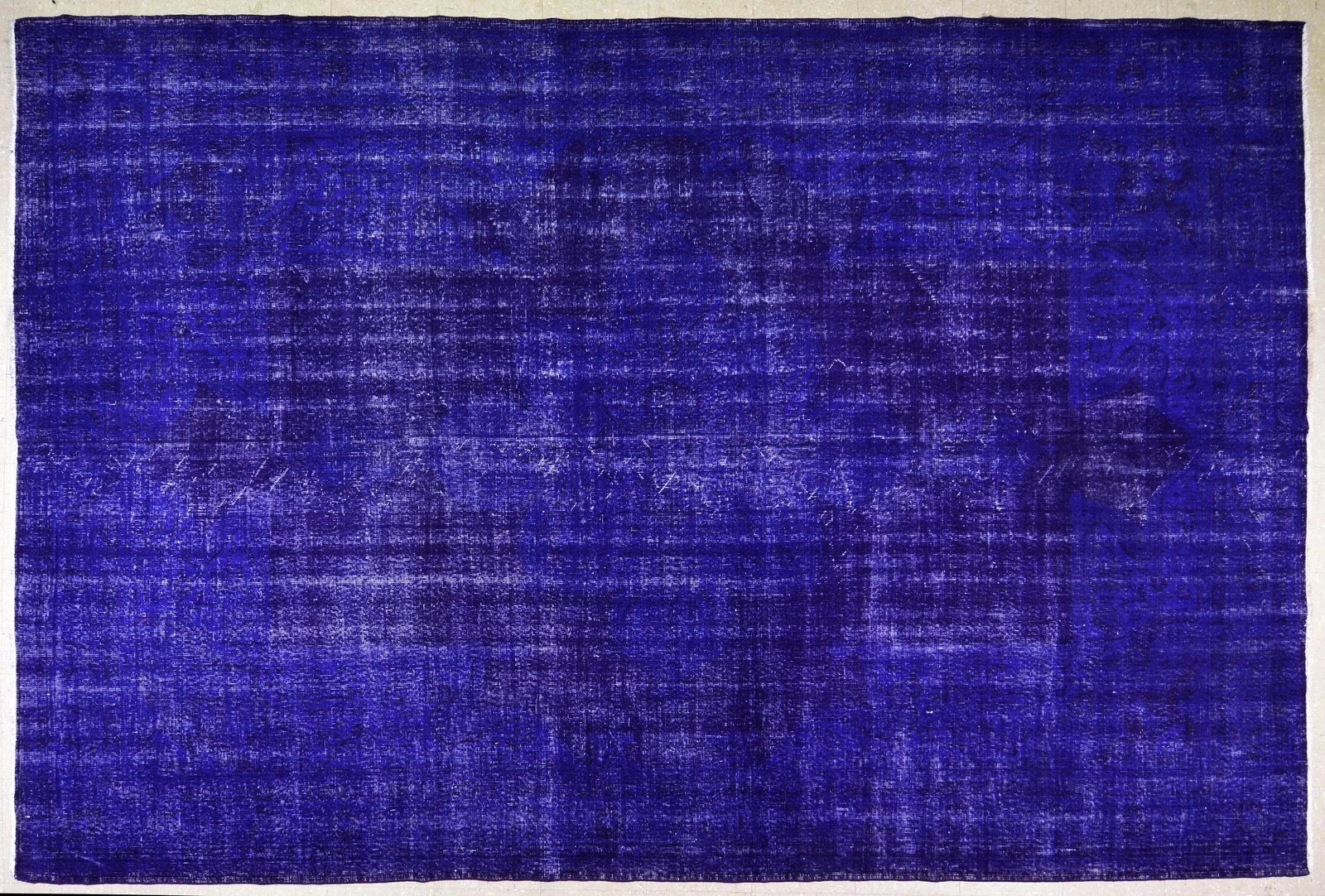 Vintage Turkish Anatolian Overdyed Hand Knotted Organic Wool Fine Weave Rug,8'1"x12'3" - 6