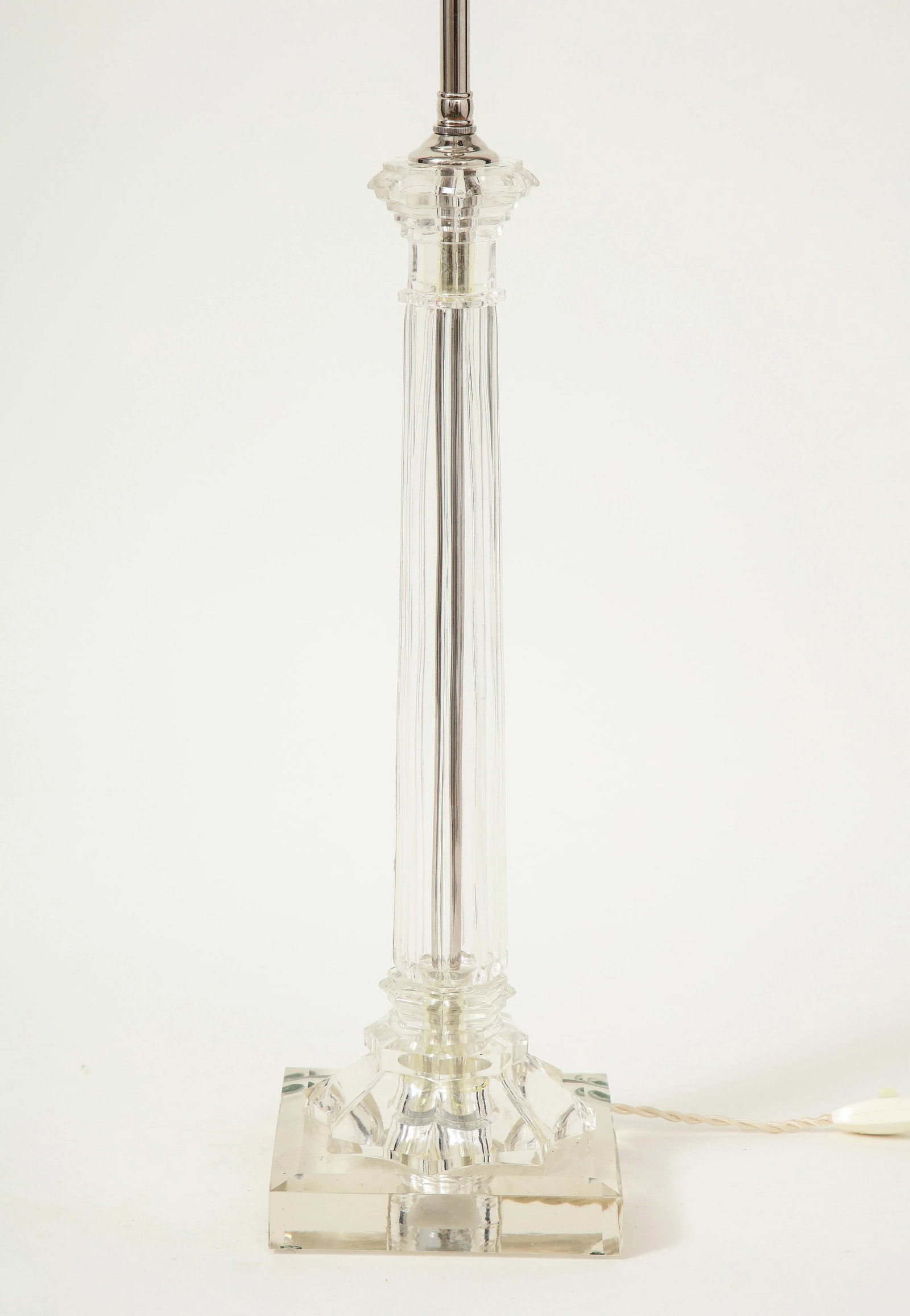 Lucite Column Table Lamp - 2