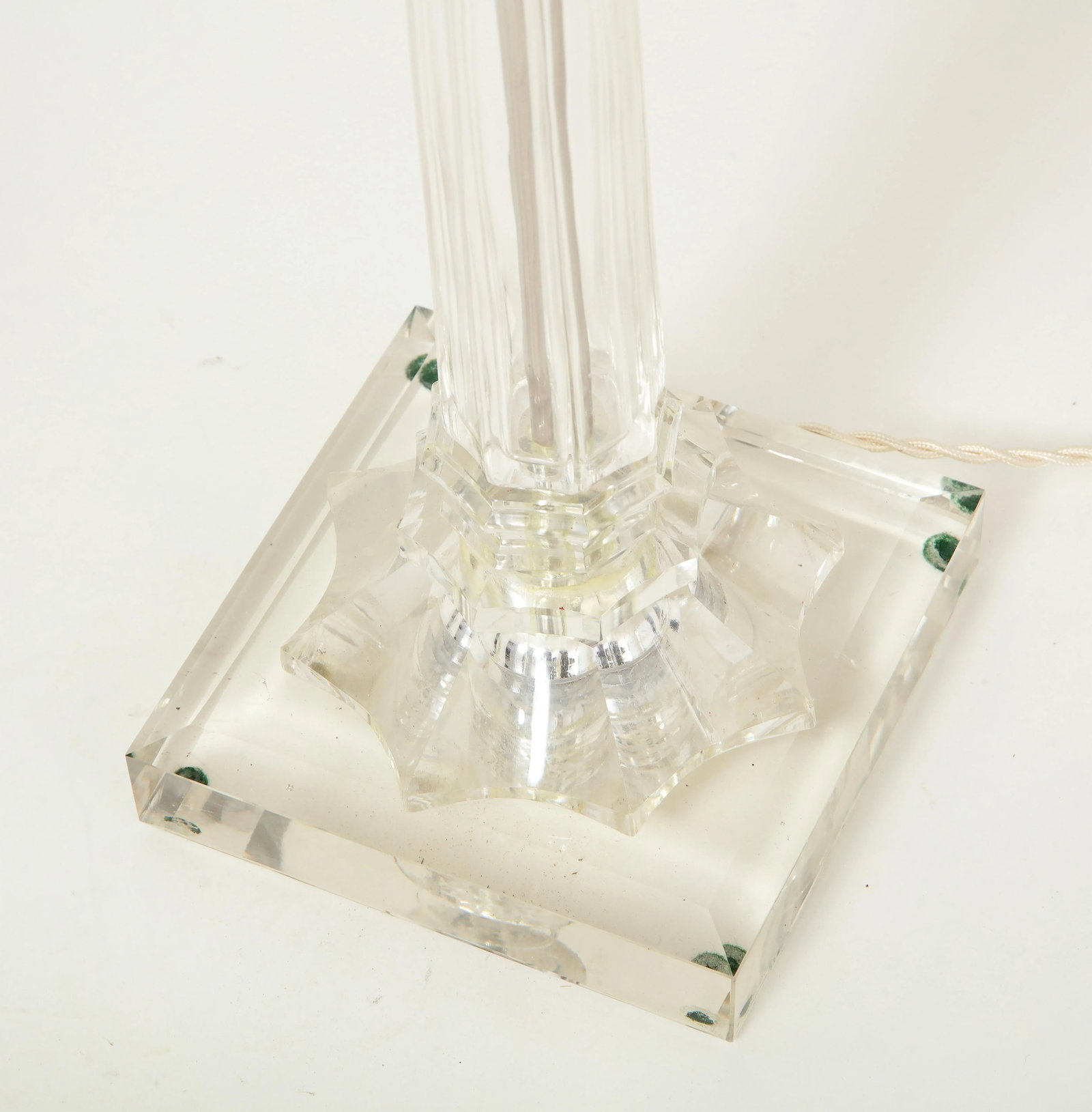 Lucite Column Table Lamp - 5