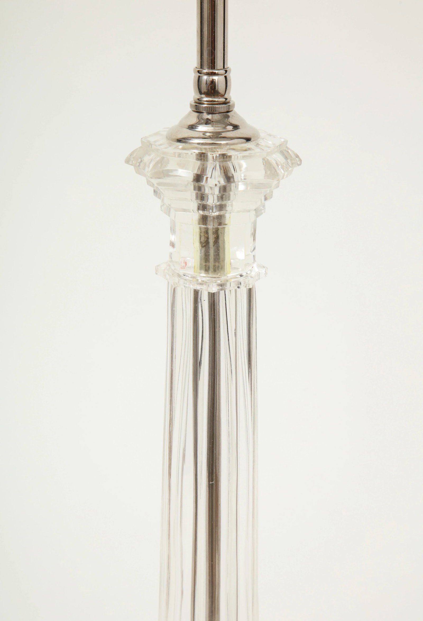 Lucite Column Table Lamp - 6