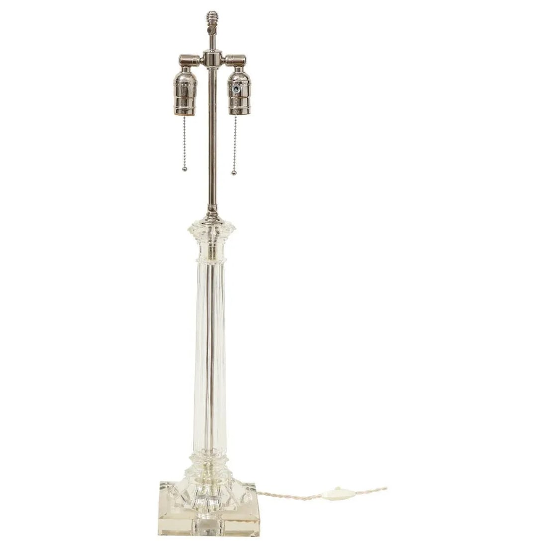 Lucite Column Table Lamp - 7