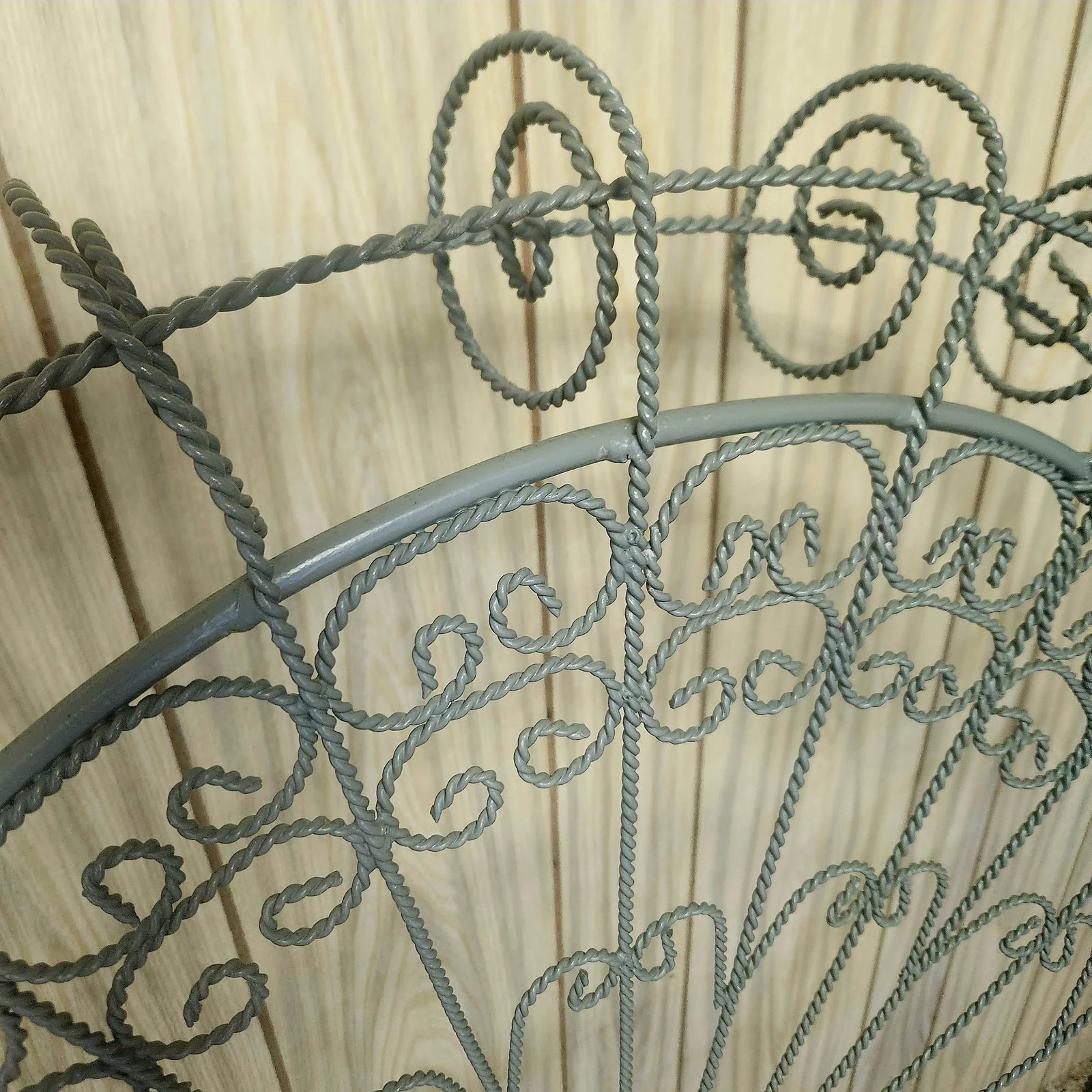 Vintage Salterini Peacock Ornate Iron Patio Chair, Attributed - 5
