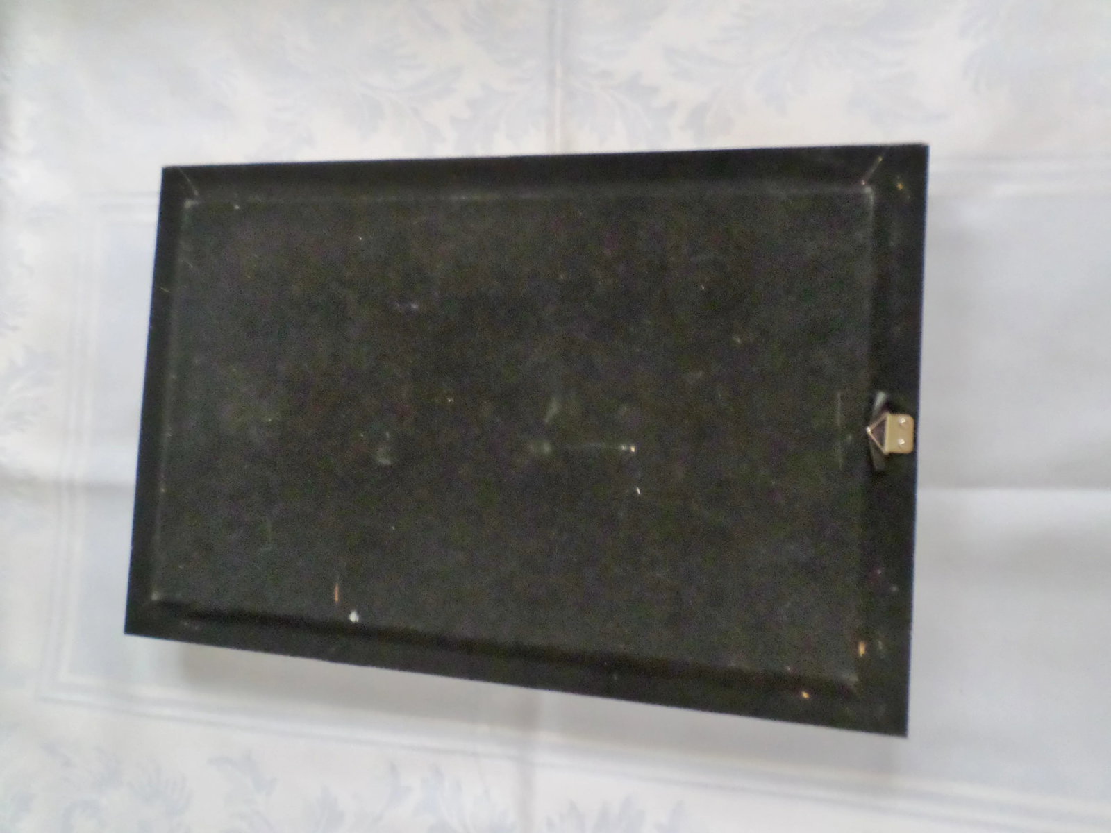 1960s Chinese Jade or Hardstone Dragon Mounted in Gold Tone Shadow Box Frame - 9