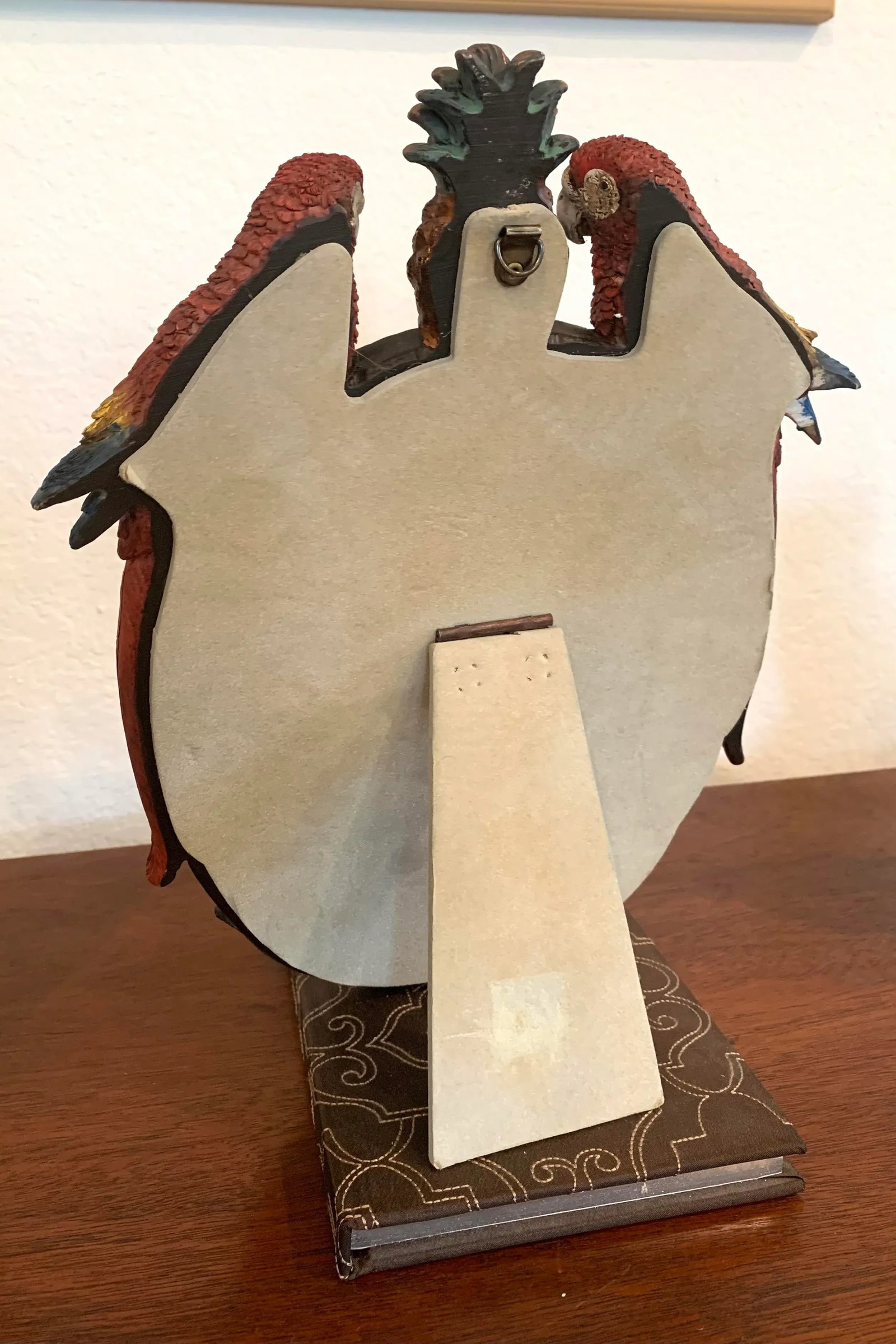 Vintage Parrot Standing Vanity Mirror - 4