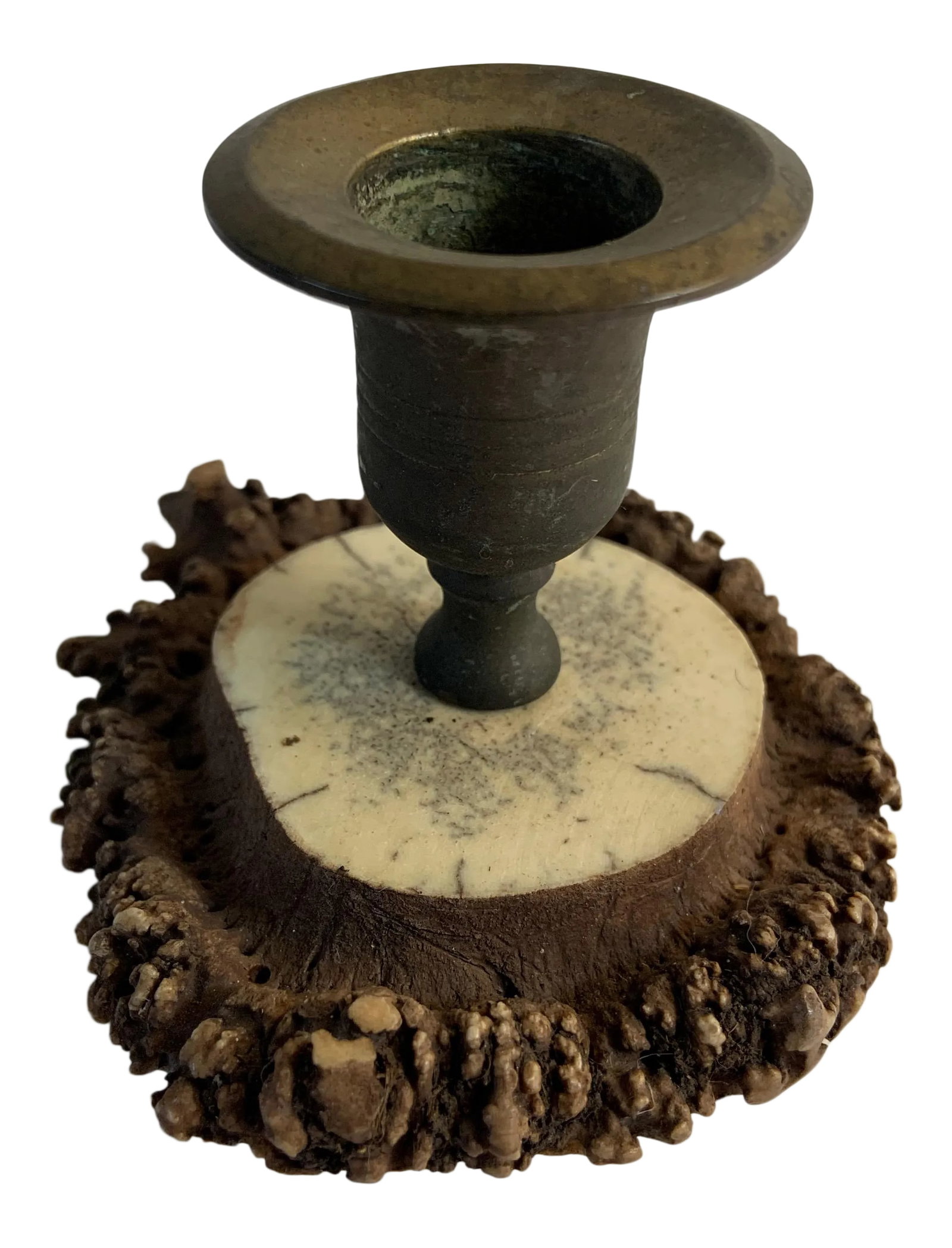 Antique 1910s Horn Antler Candleholder (1 of 6)